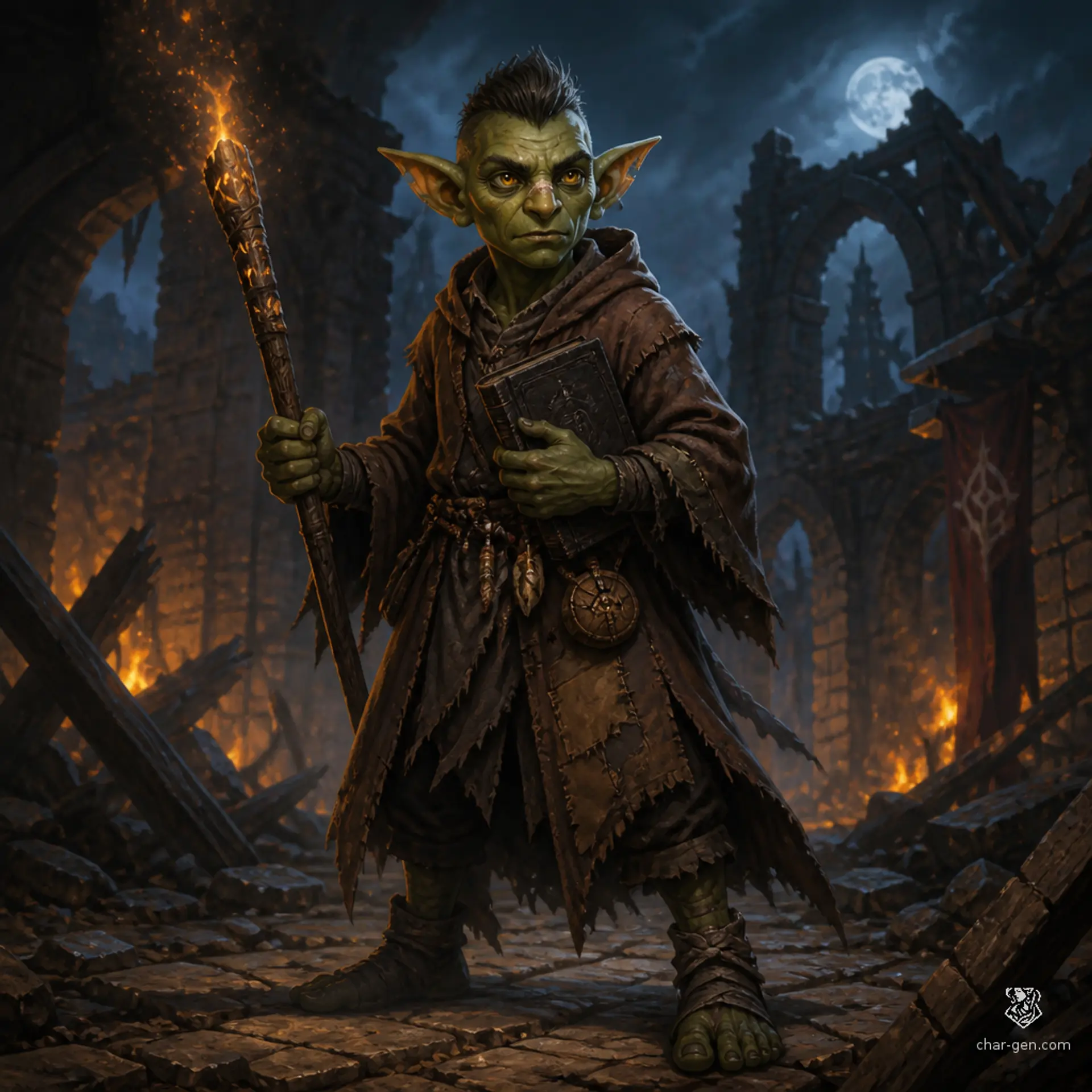 Kritka - AI-generated fantasy Character