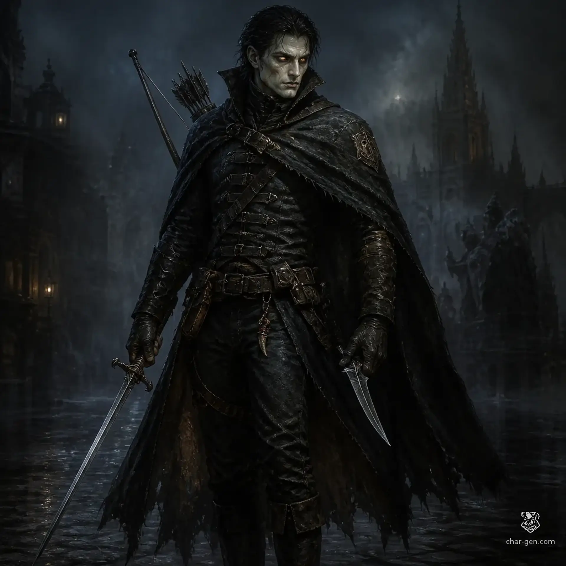 Daemon - AI-generated fantasy Character