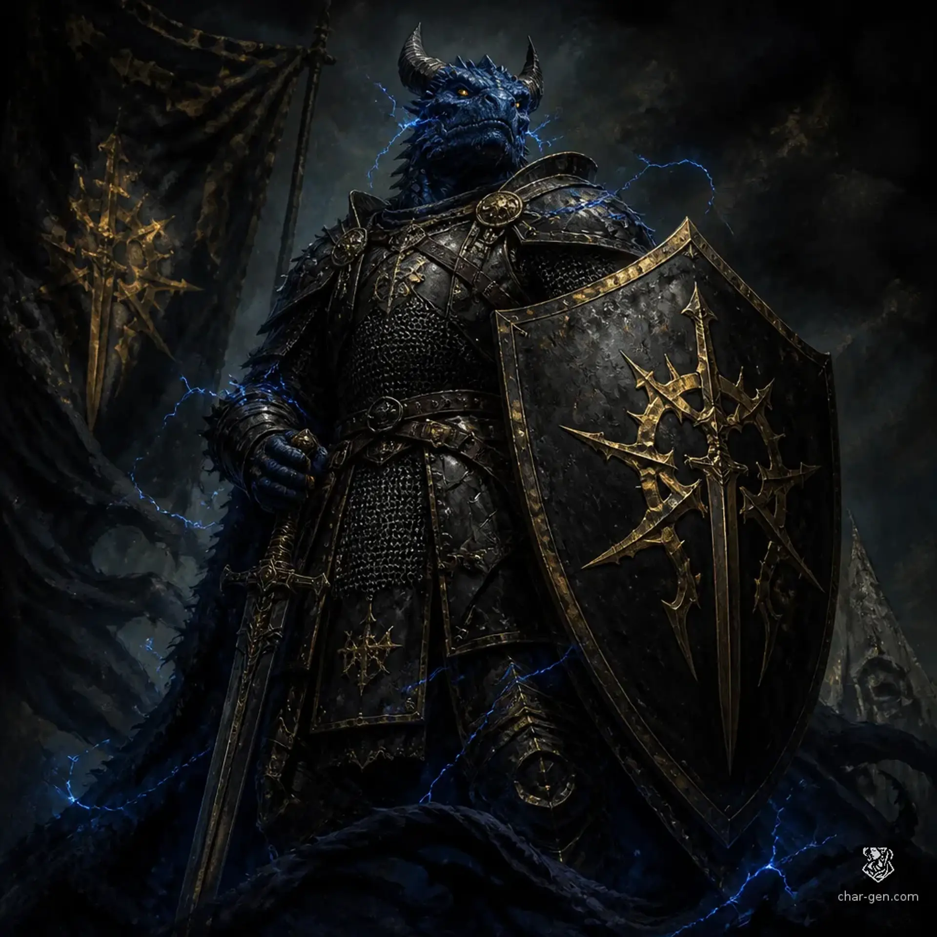 Ikarus Norixious - AI-generated fantasy Character