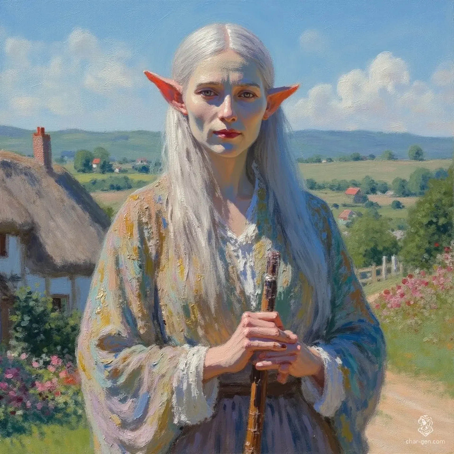 Vaeril Lysorith - AI-generated fantasy NPC