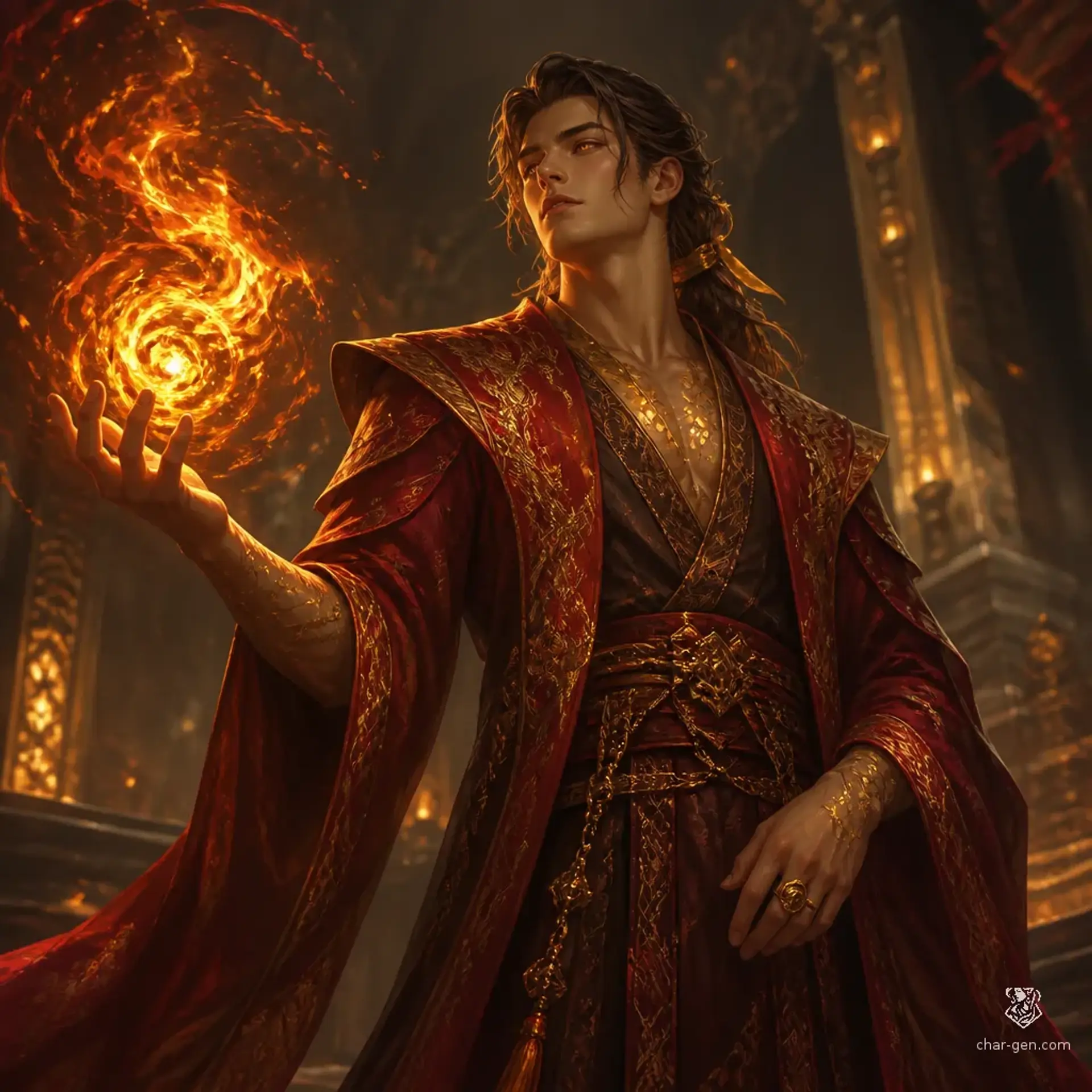 Valerius Thorne - AI-generated fantasy Character
