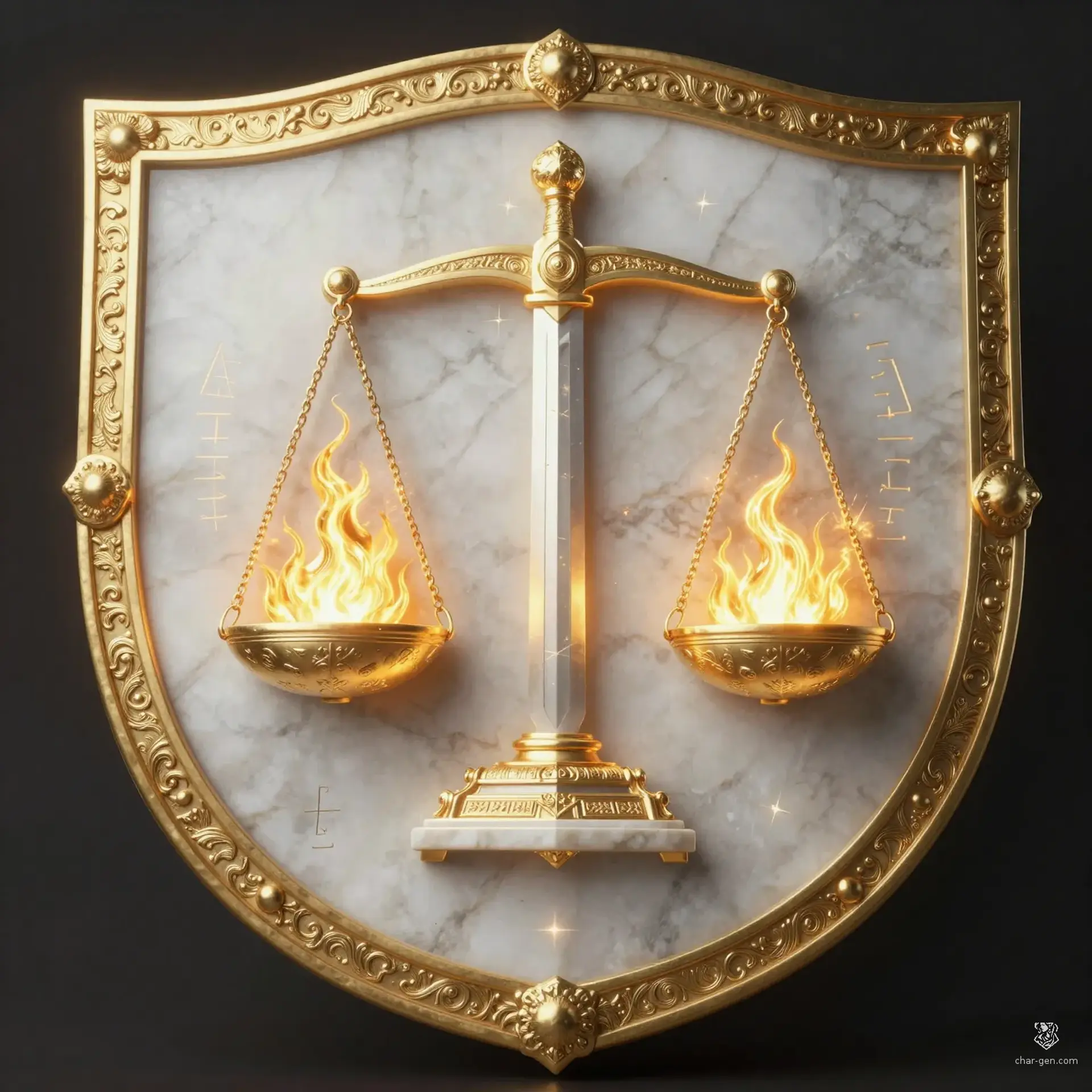 Aegis of the Eternal Gavel - AI-generated fantasy Magic Item