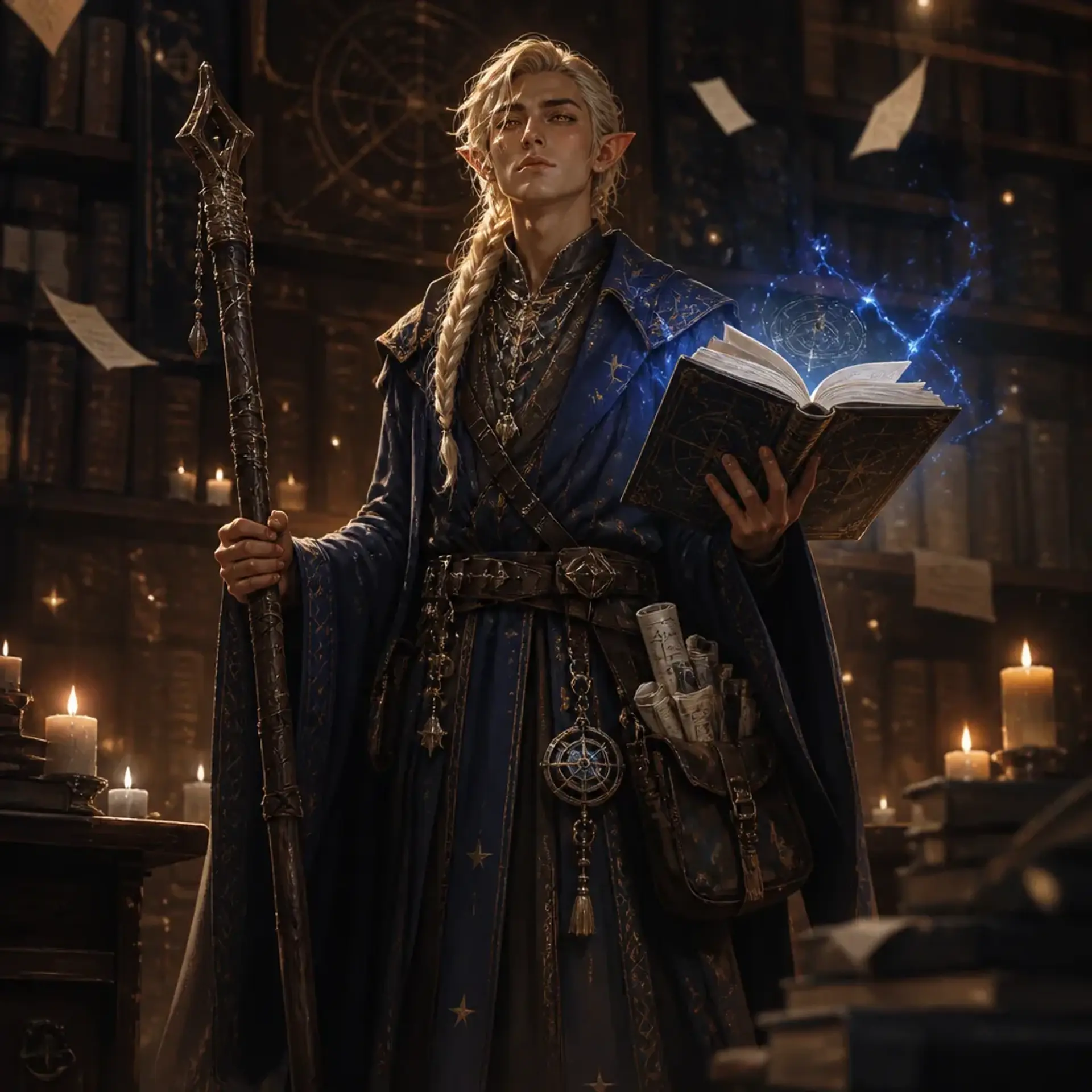 Thalanil Veyr - AI-generated fantasy Character
