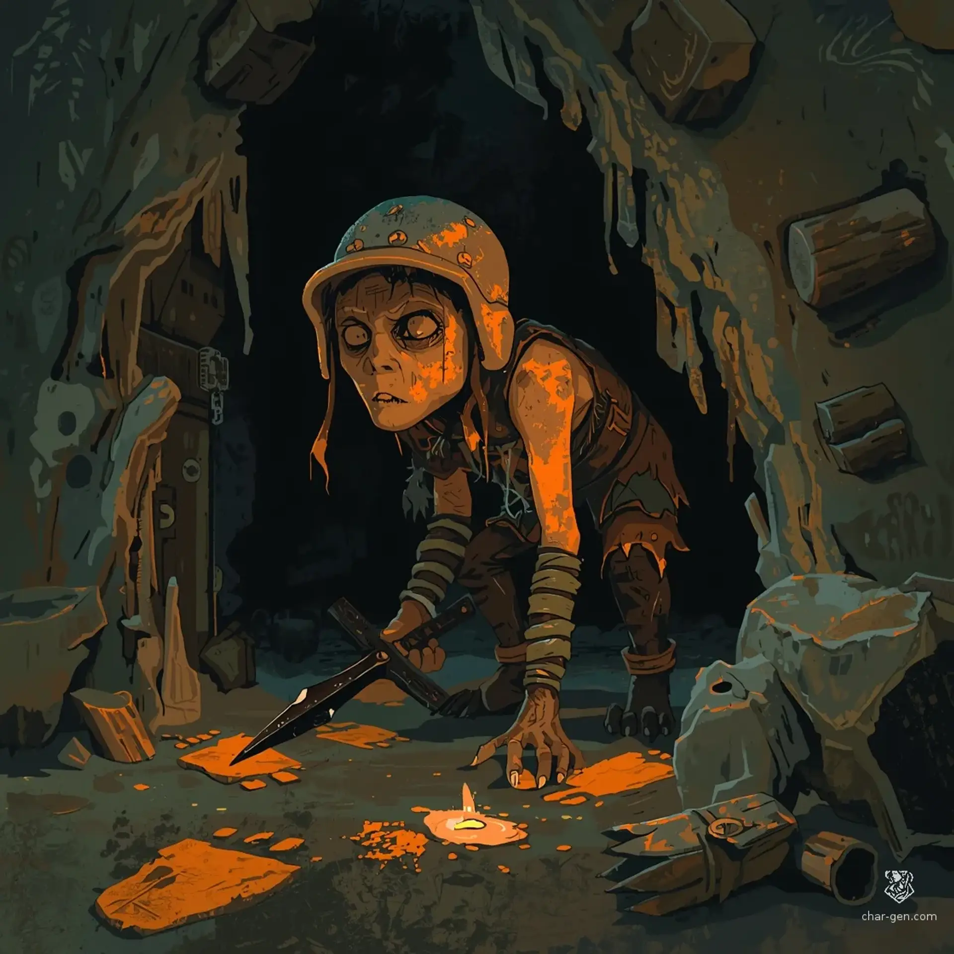 Bittervein Goblin Sentry | Fantasy Monster Generated by CharGen