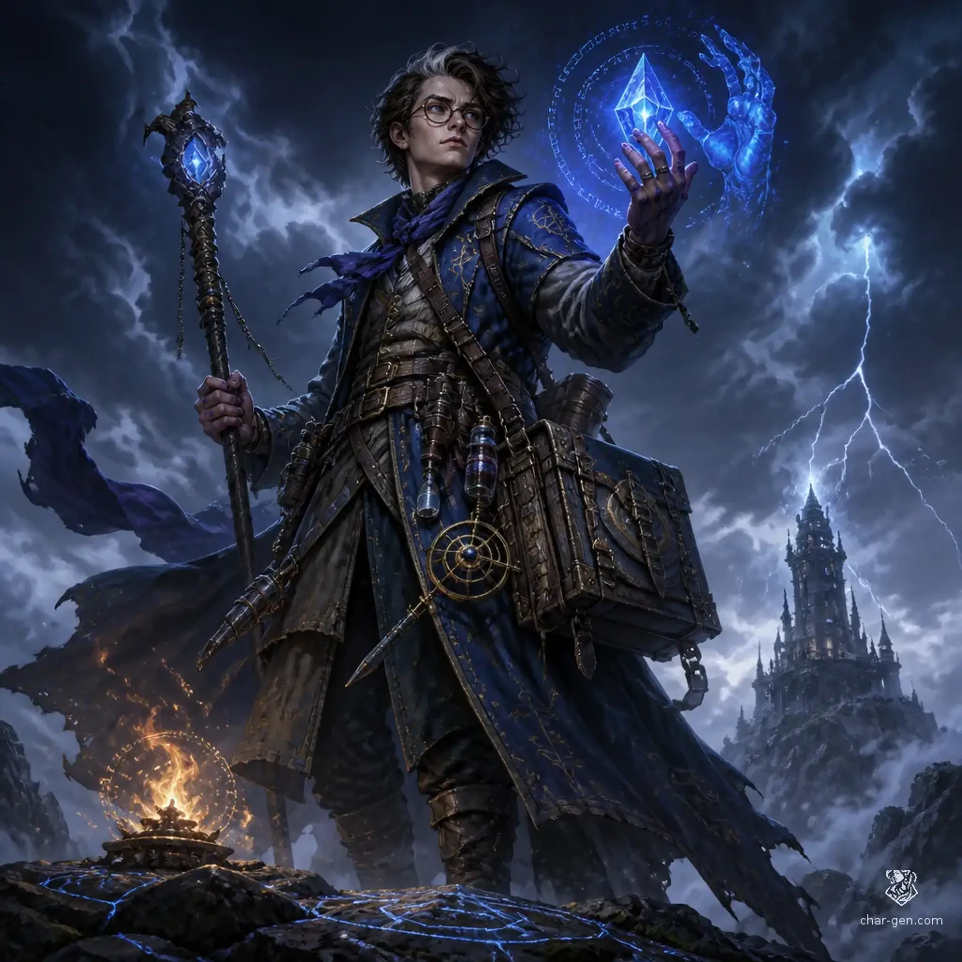 Rudeus - AI-generated fantasy Character