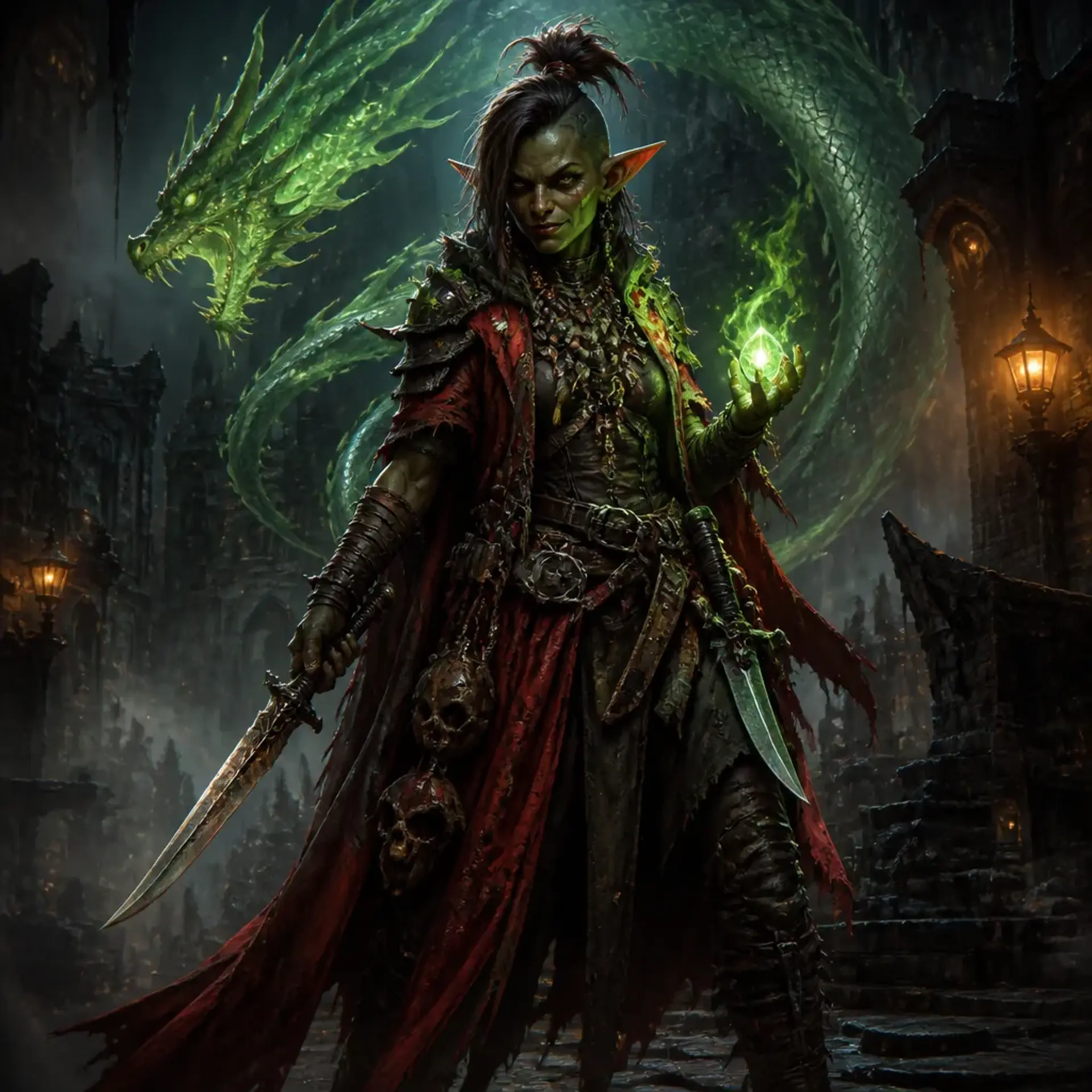 Sivra - AI-generated fantasy Character
