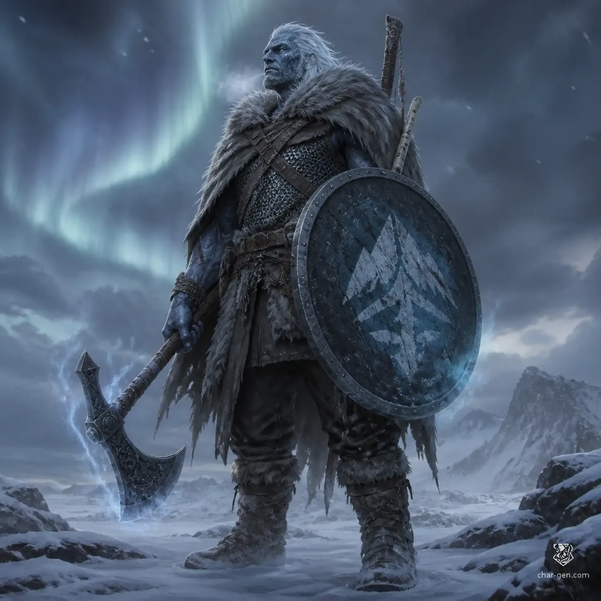 Borzsaku - AI-generated fantasy Character