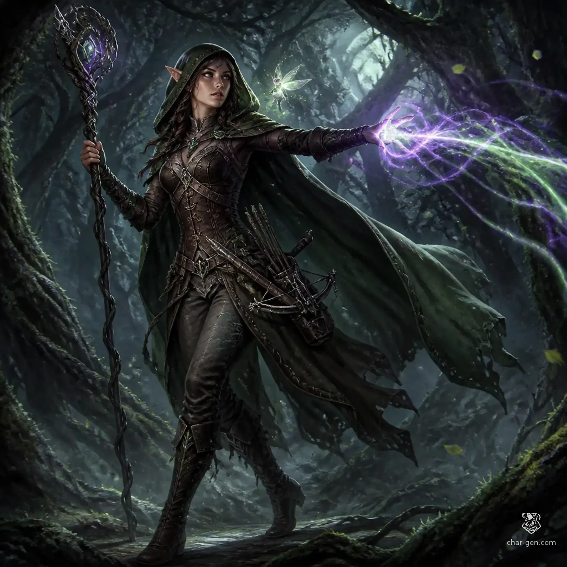 Faenra Ivy Aurelita - AI-generated fantasy Character