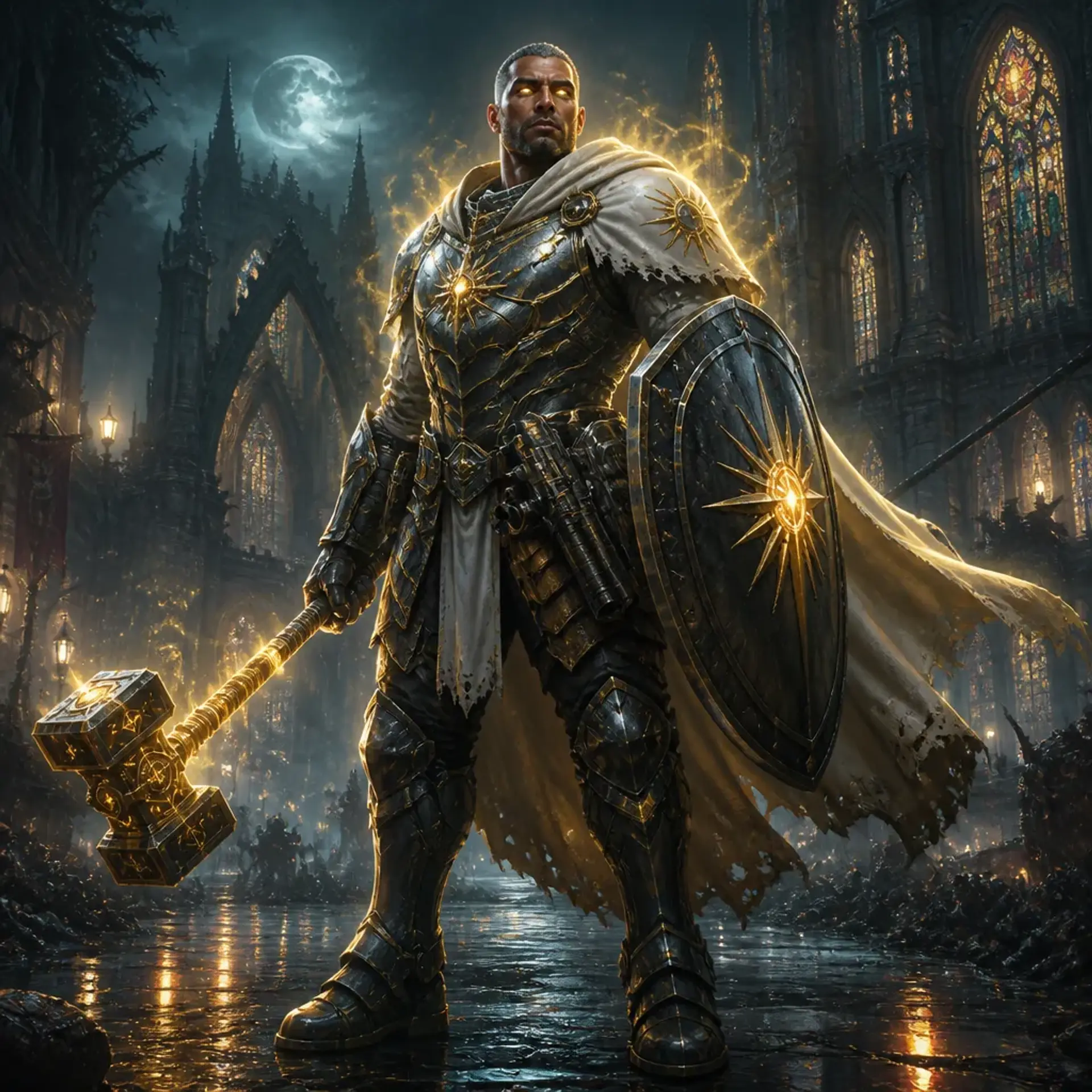 Father Reginald - AI-generated fantasy Character