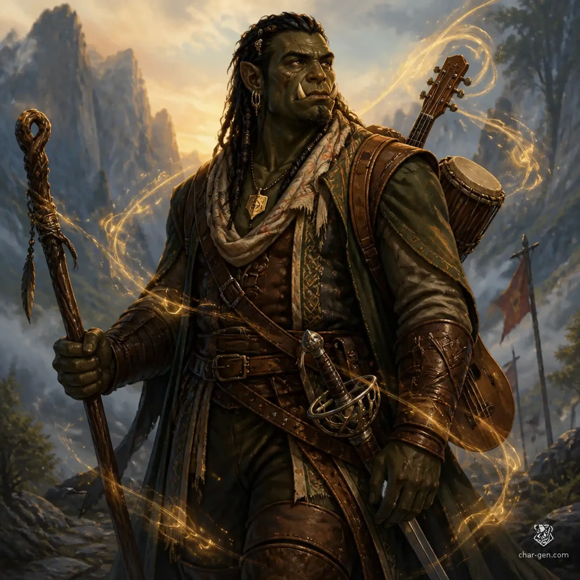 Torek Varn - AI-generated fantasy Character
