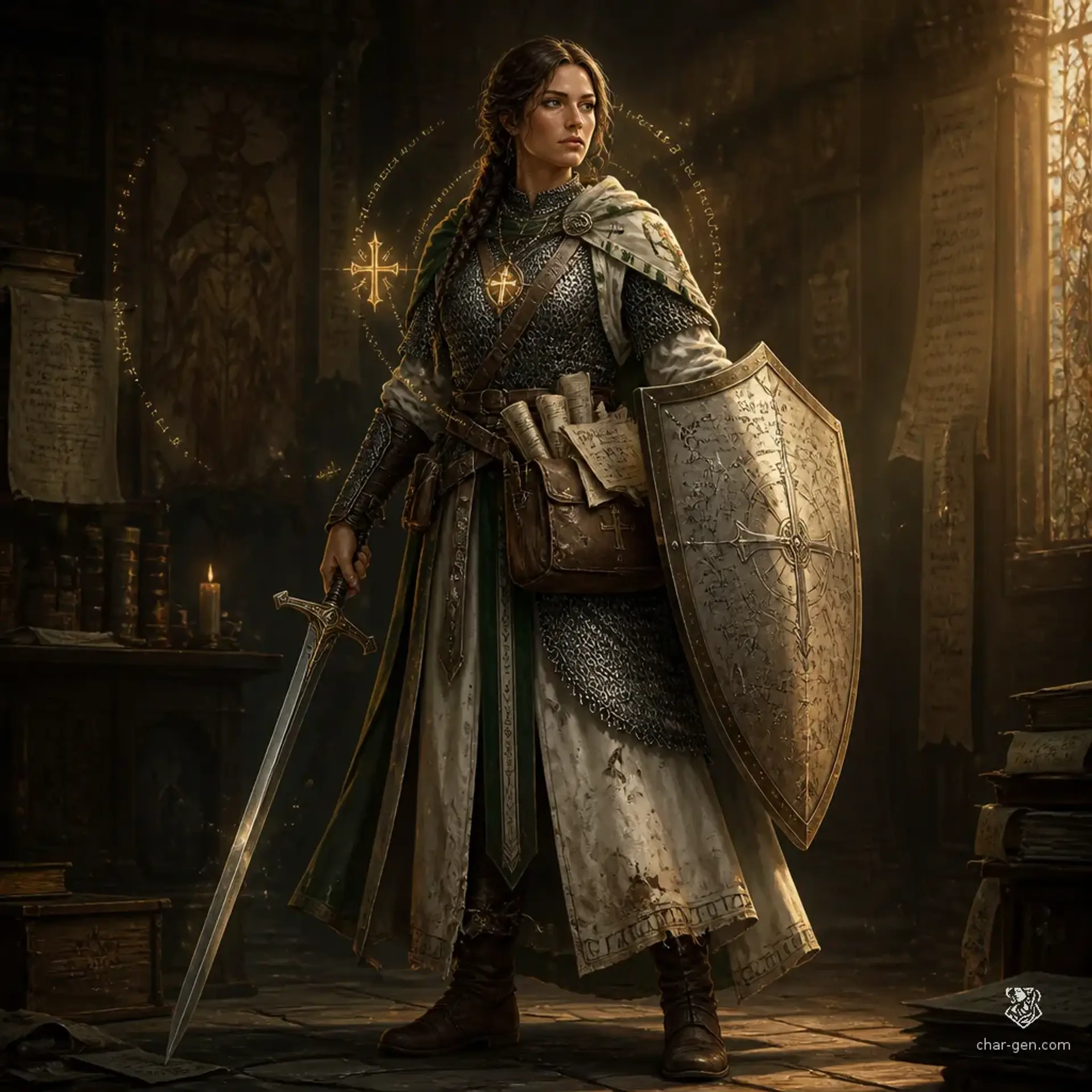 Seren Vale - AI-generated fantasy Character