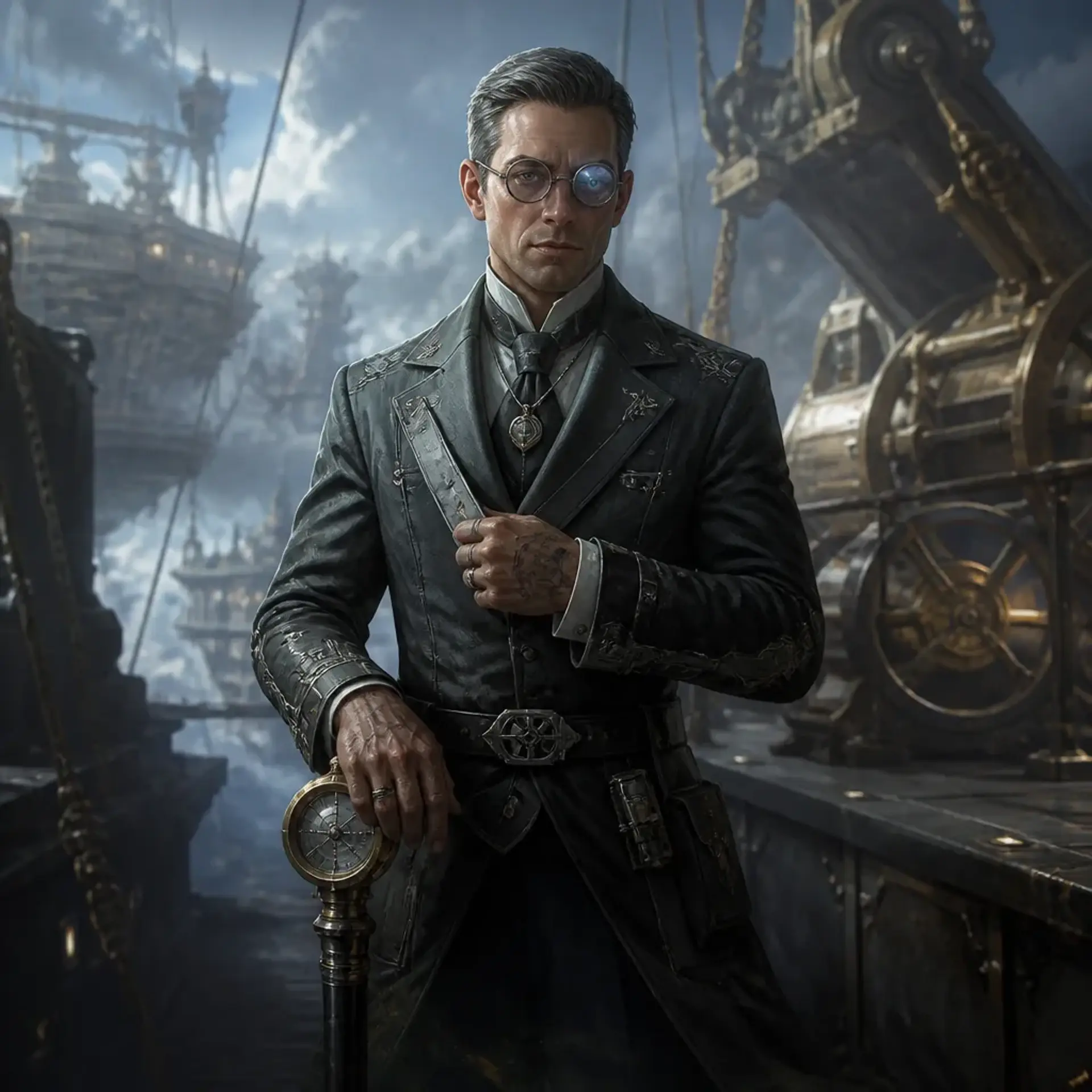 Sloan Mercer - AI-generated fantasy NPC