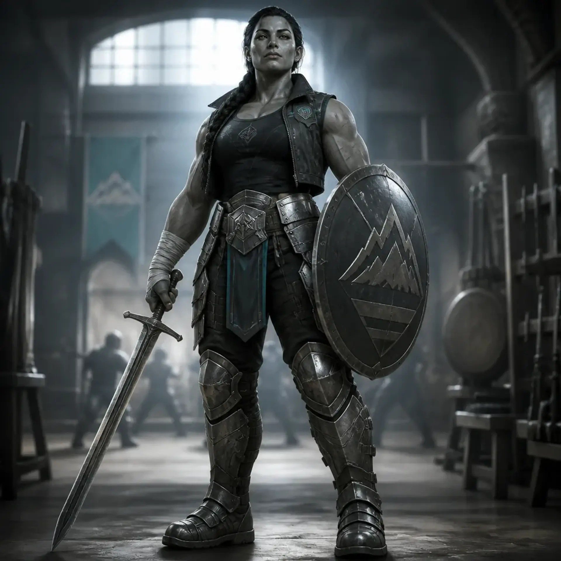Runa Stonewatch - AI-generated fantasy Character