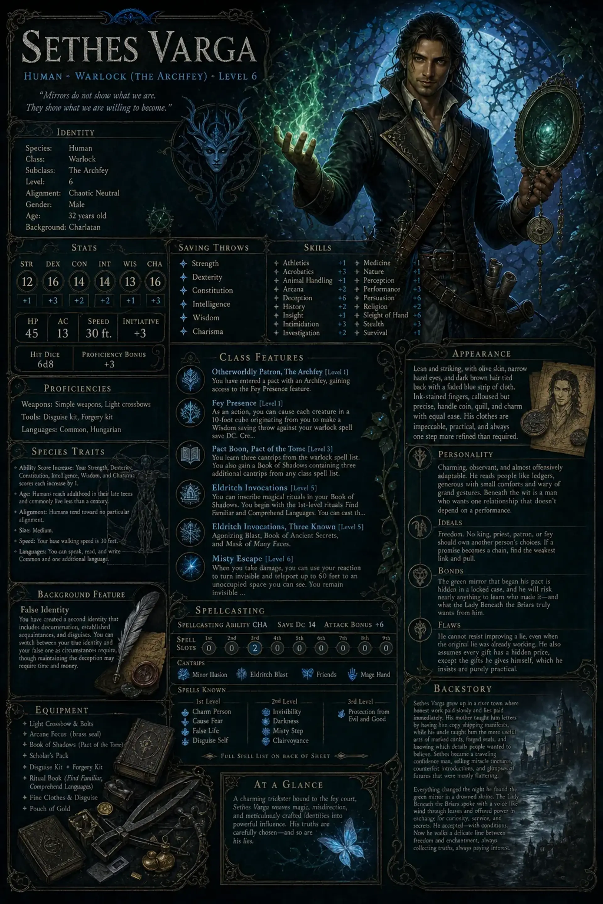 Character Sheet