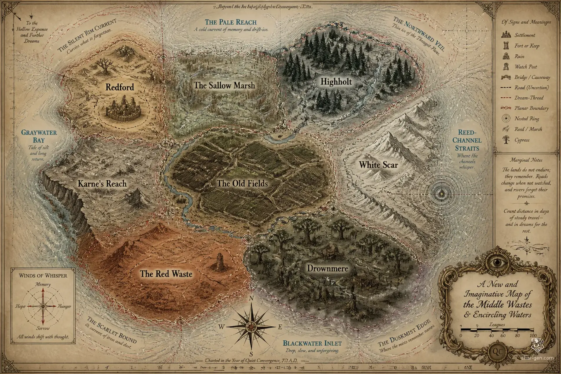 The Betweenlands - AI-generated fantasy World