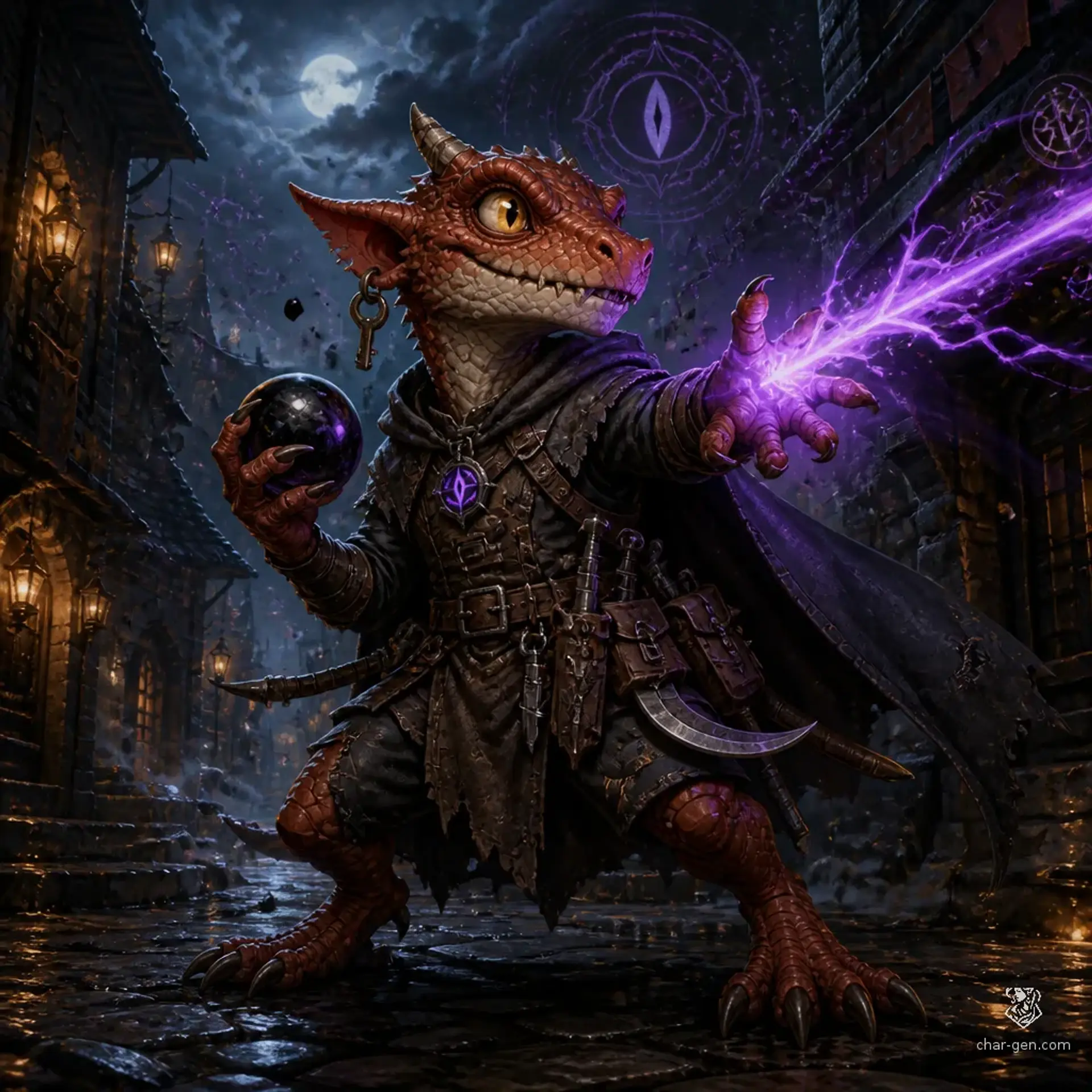 Nekuz Tavan - AI-generated fantasy Character