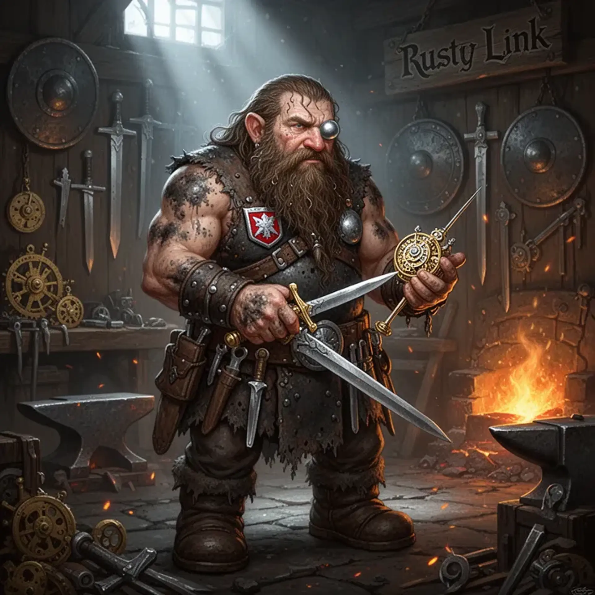 Thrain Iron-Eye - AI-generated fantasy NPC
