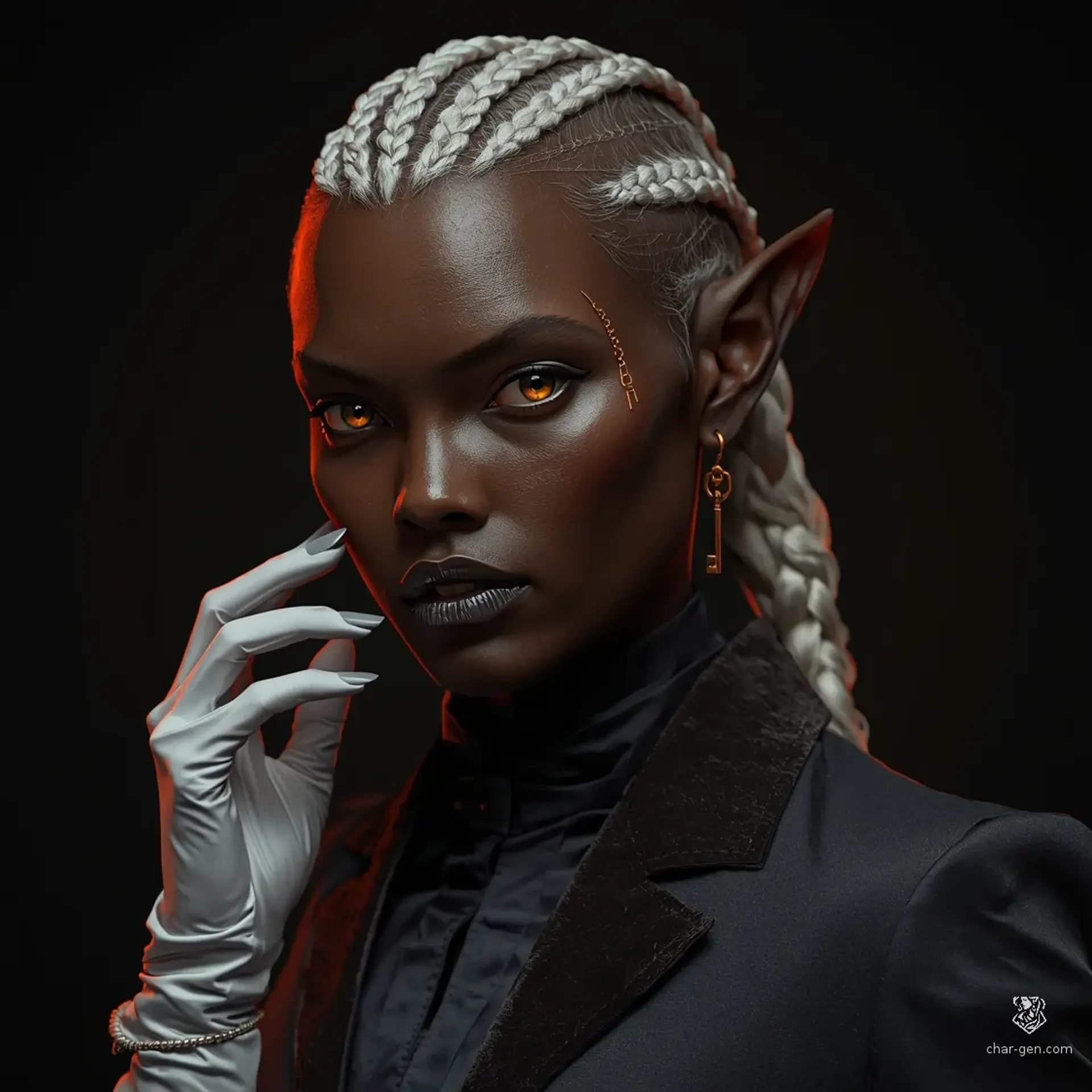 Vespera Nyx-Aethel - AI-generated fantasy NPC