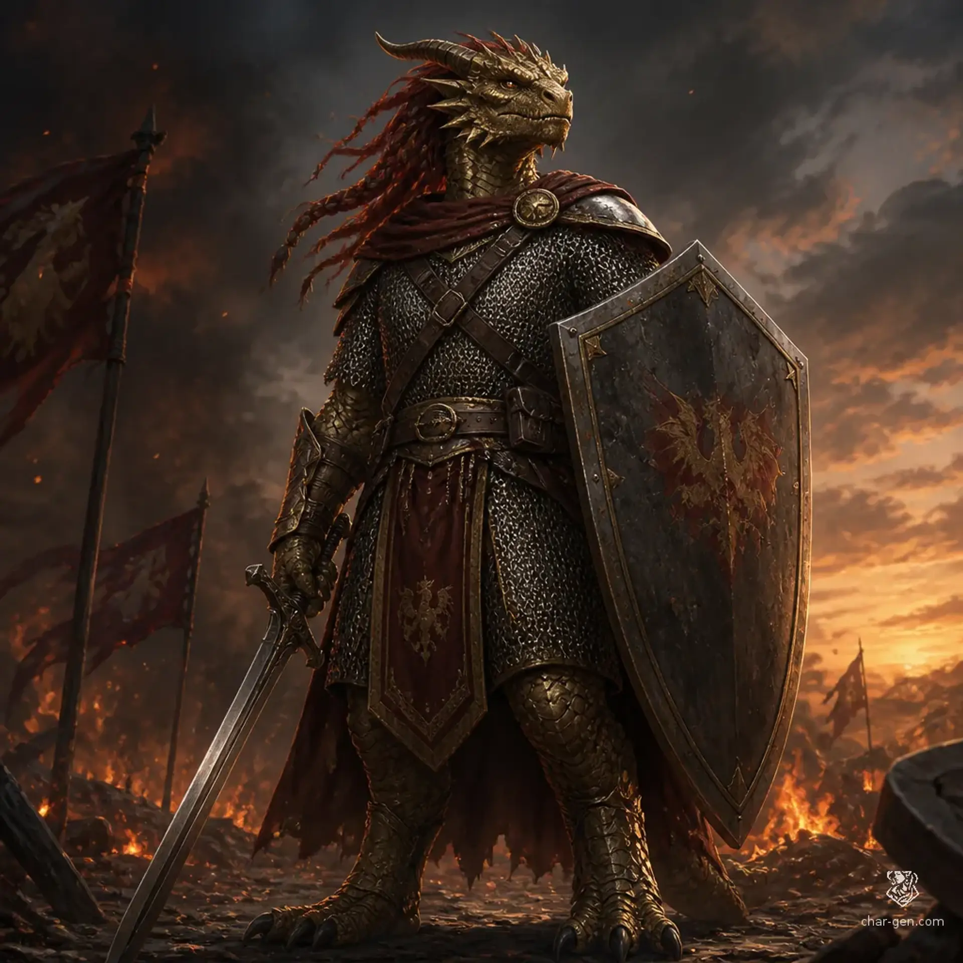 Kharvax Ironcrest - AI-generated fantasy Character