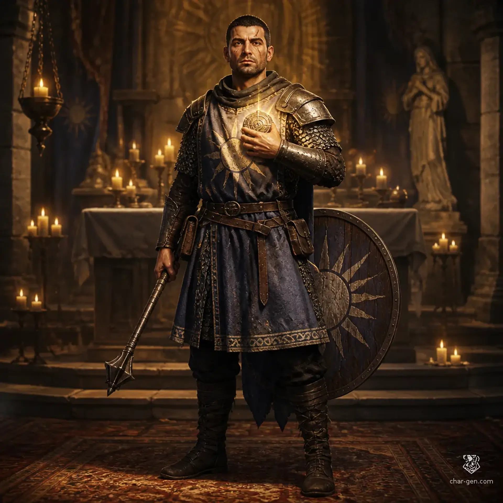 Narek Dvali - AI-generated fantasy Character