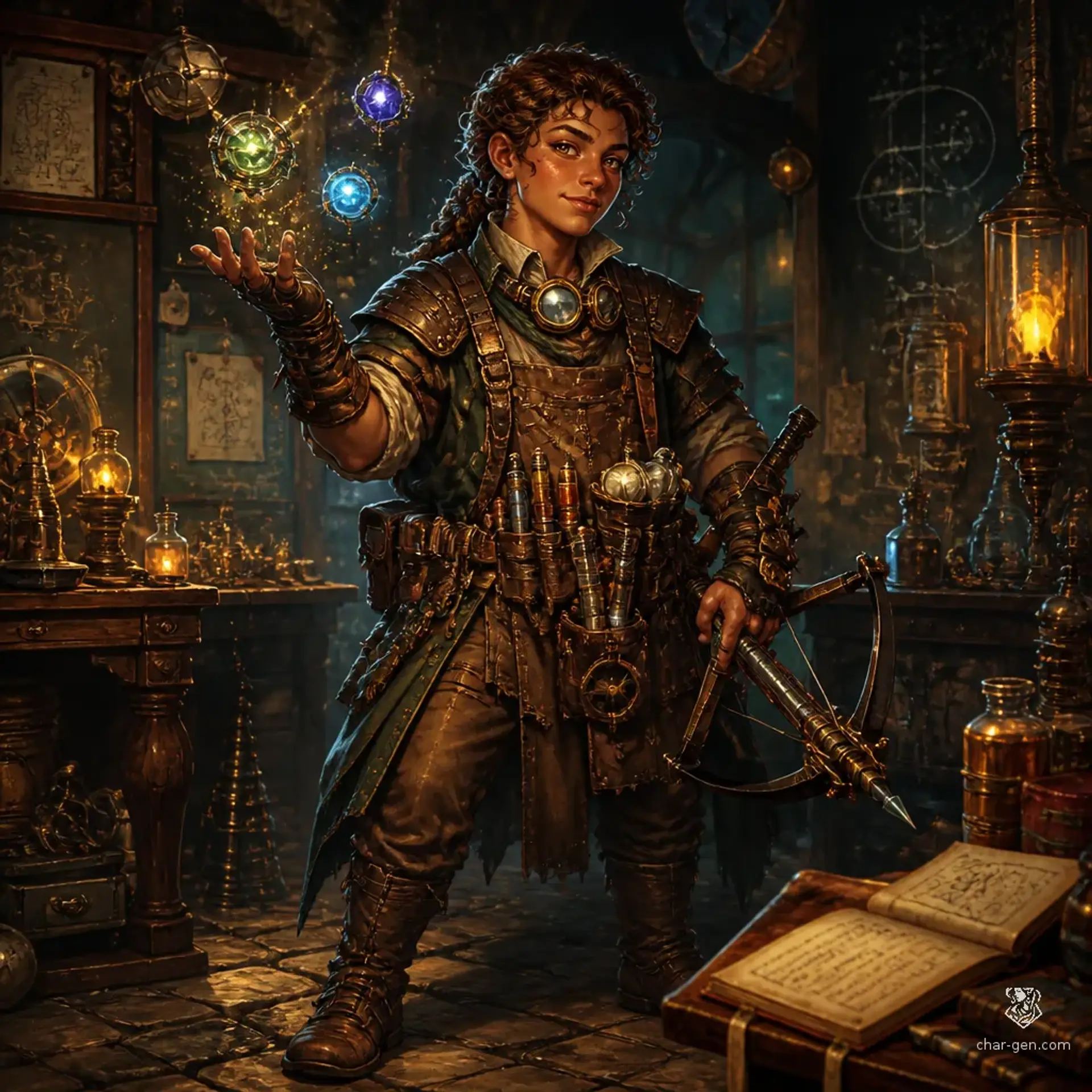 Ander - AI-generated fantasy Character