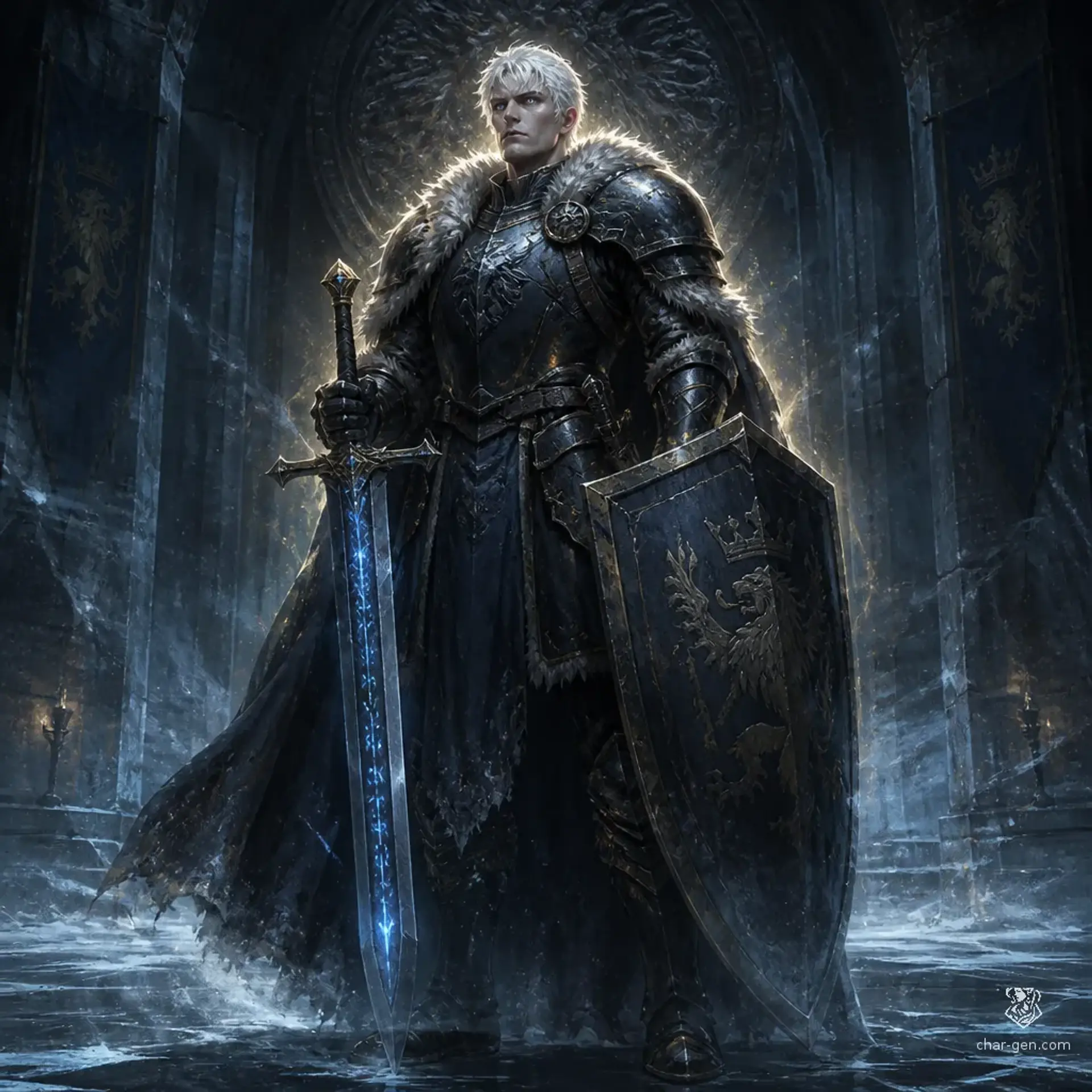 Raphael Valecor - AI-generated fantasy Character