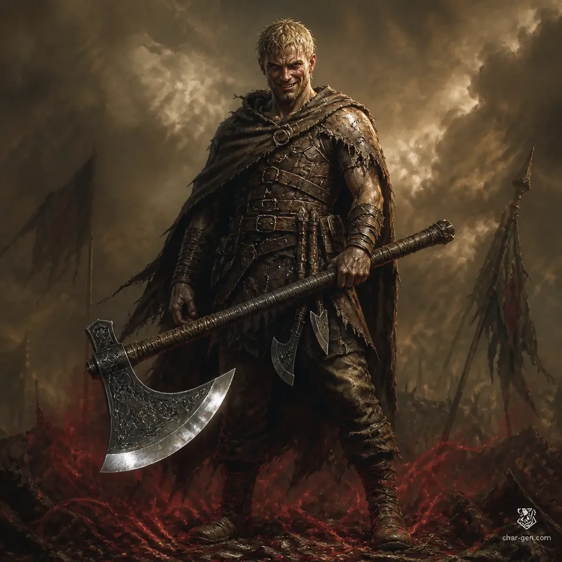 William The Bloody (Spike) - AI-generated fantasy Character