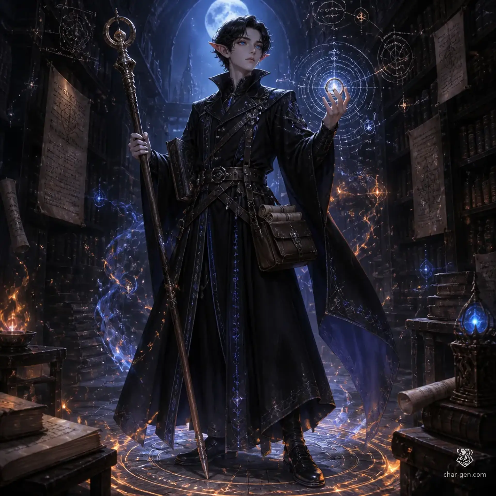 Pydwyn Sede - AI-generated fantasy Character