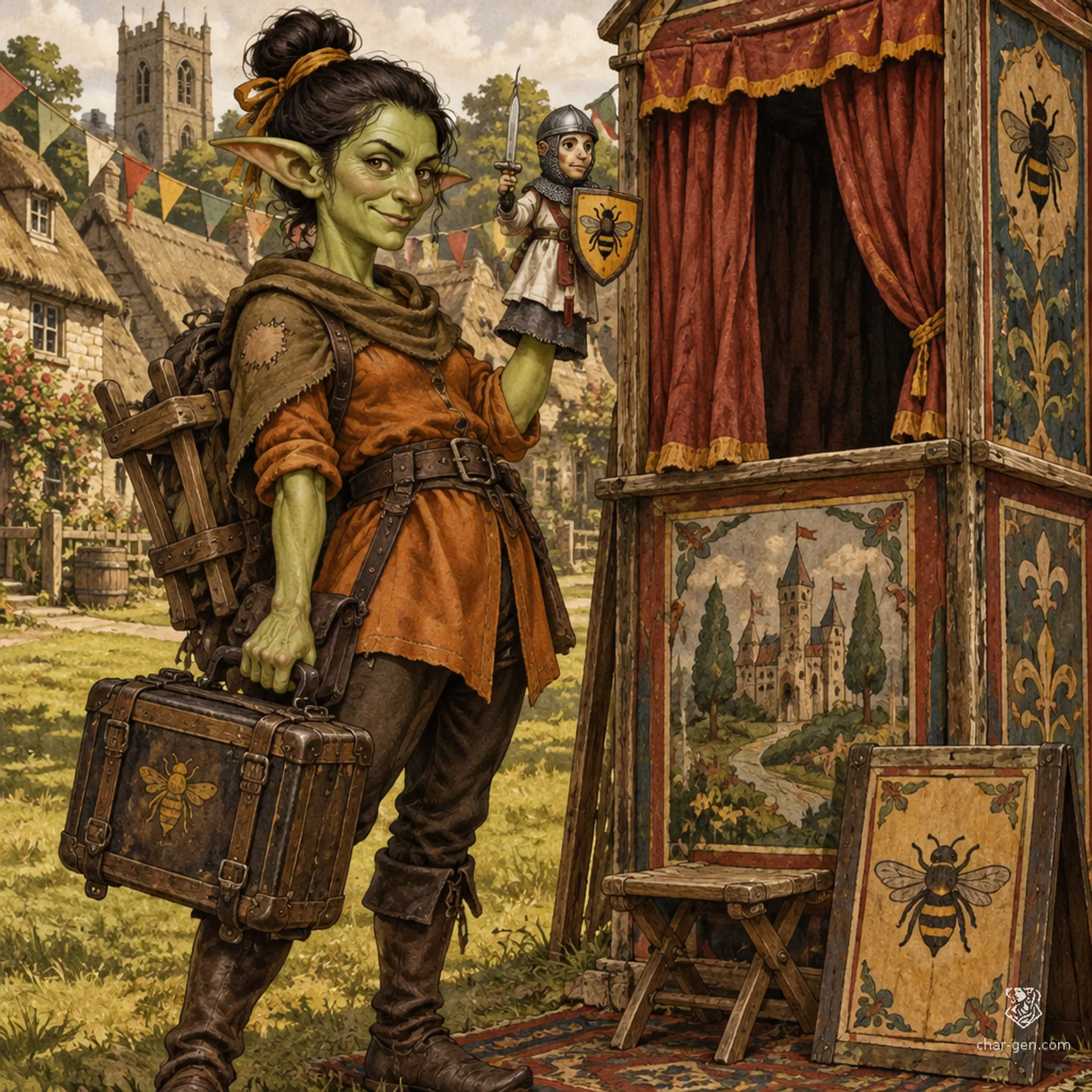 Fenna Gimble - AI-generated fantasy NPC