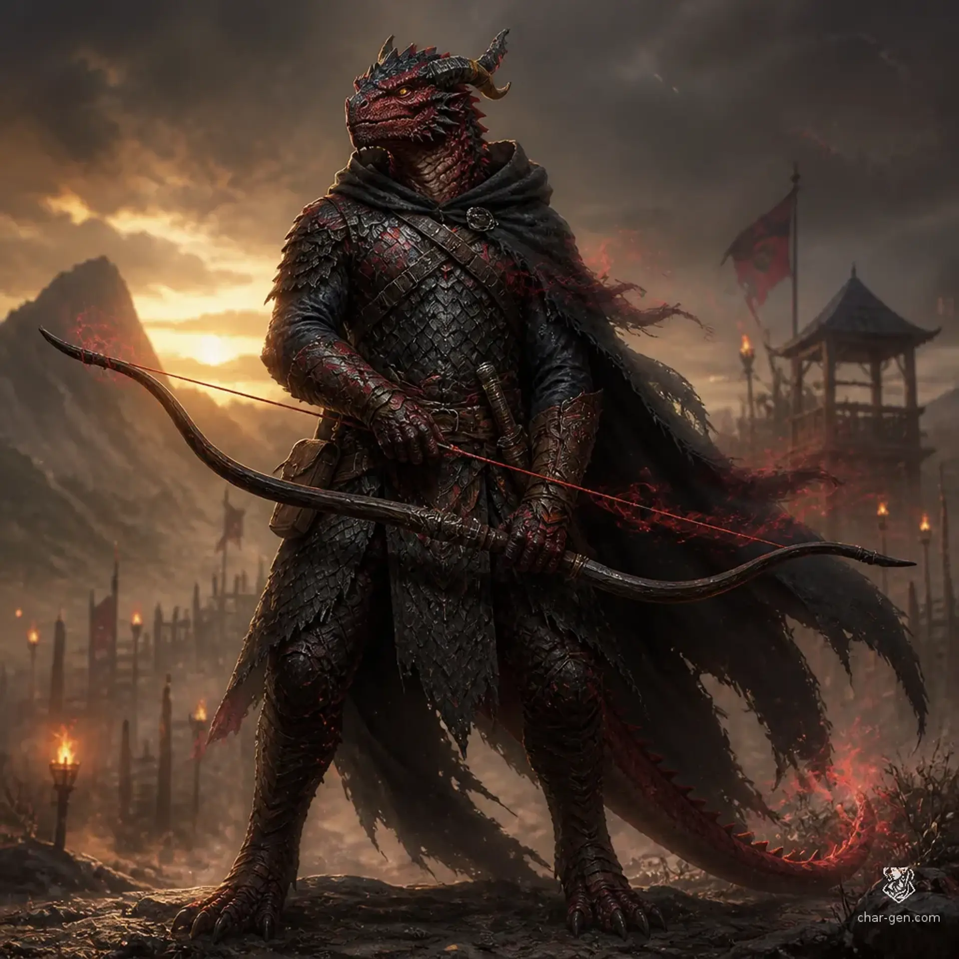Seshir Adebayo - AI-generated fantasy Character
