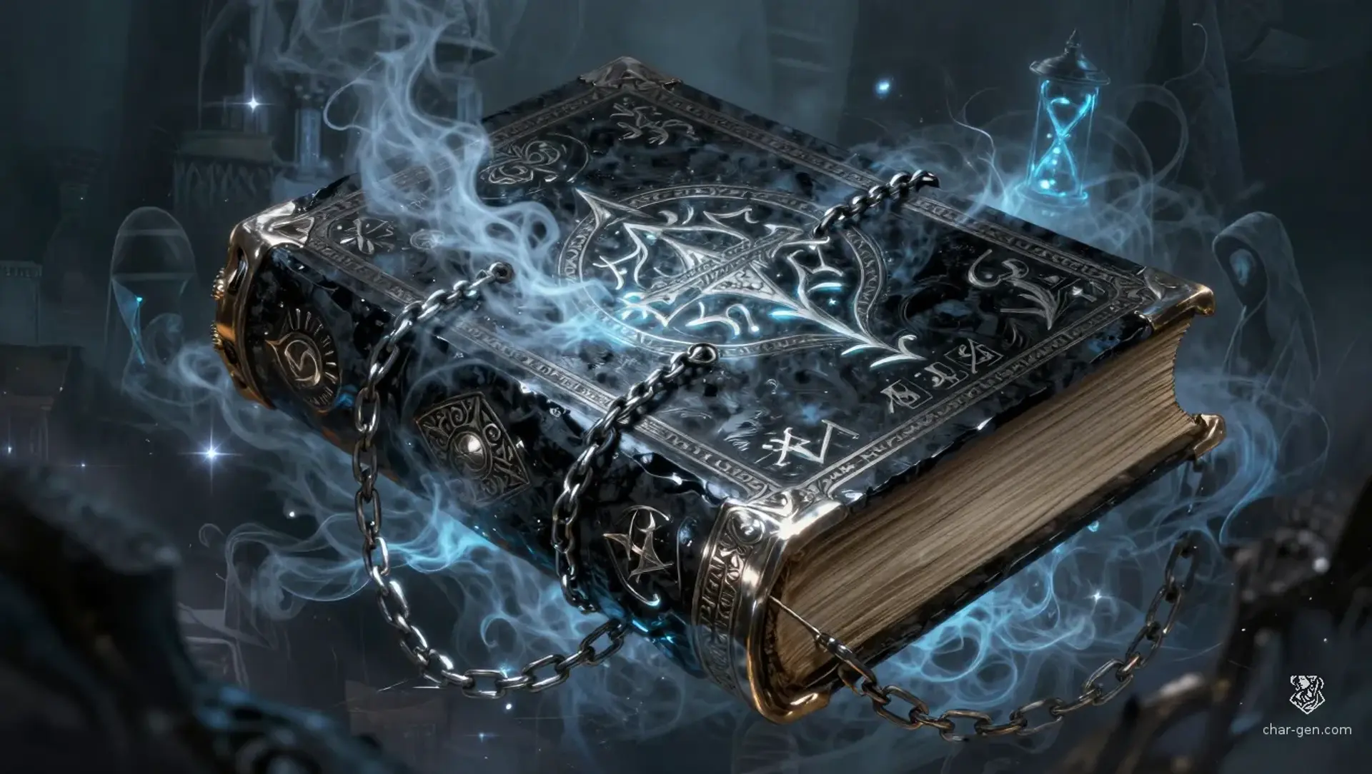 Tome of Mortis: The Reaper of Ranks - AI-generated fantasy Spellbook