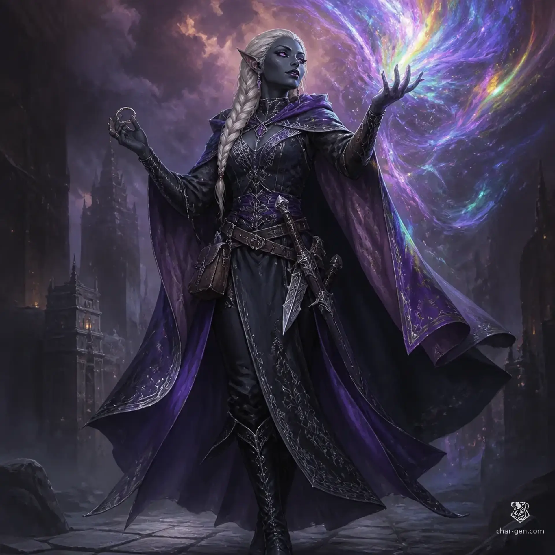 Veyra Velkyn - AI-generated fantasy Character