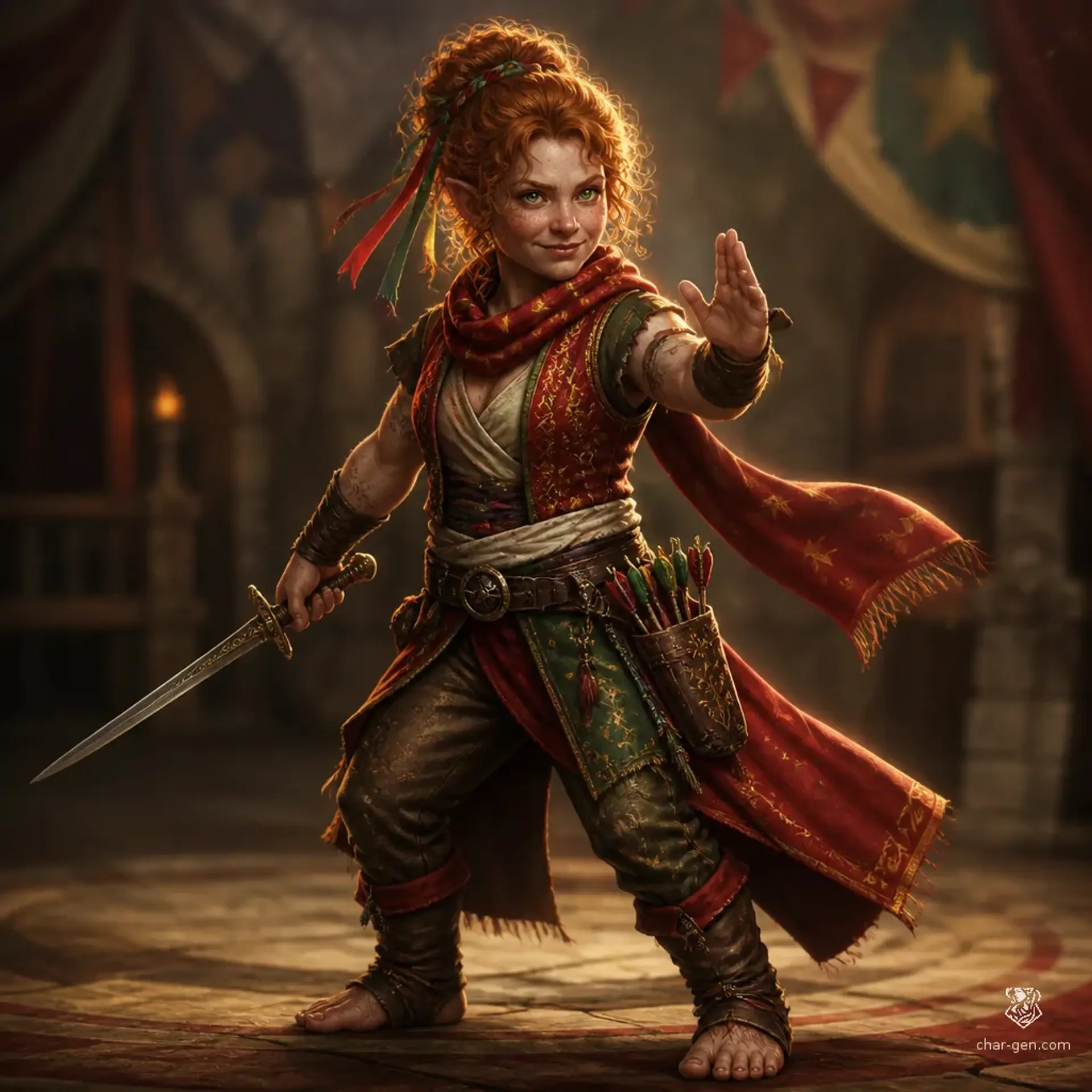 Morwenna - AI-generated fantasy Character