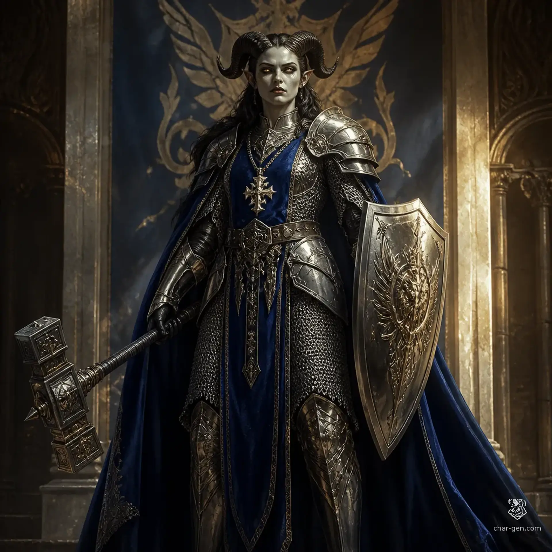 Liidia von Lichtenstein - AI-generated fantasy Character