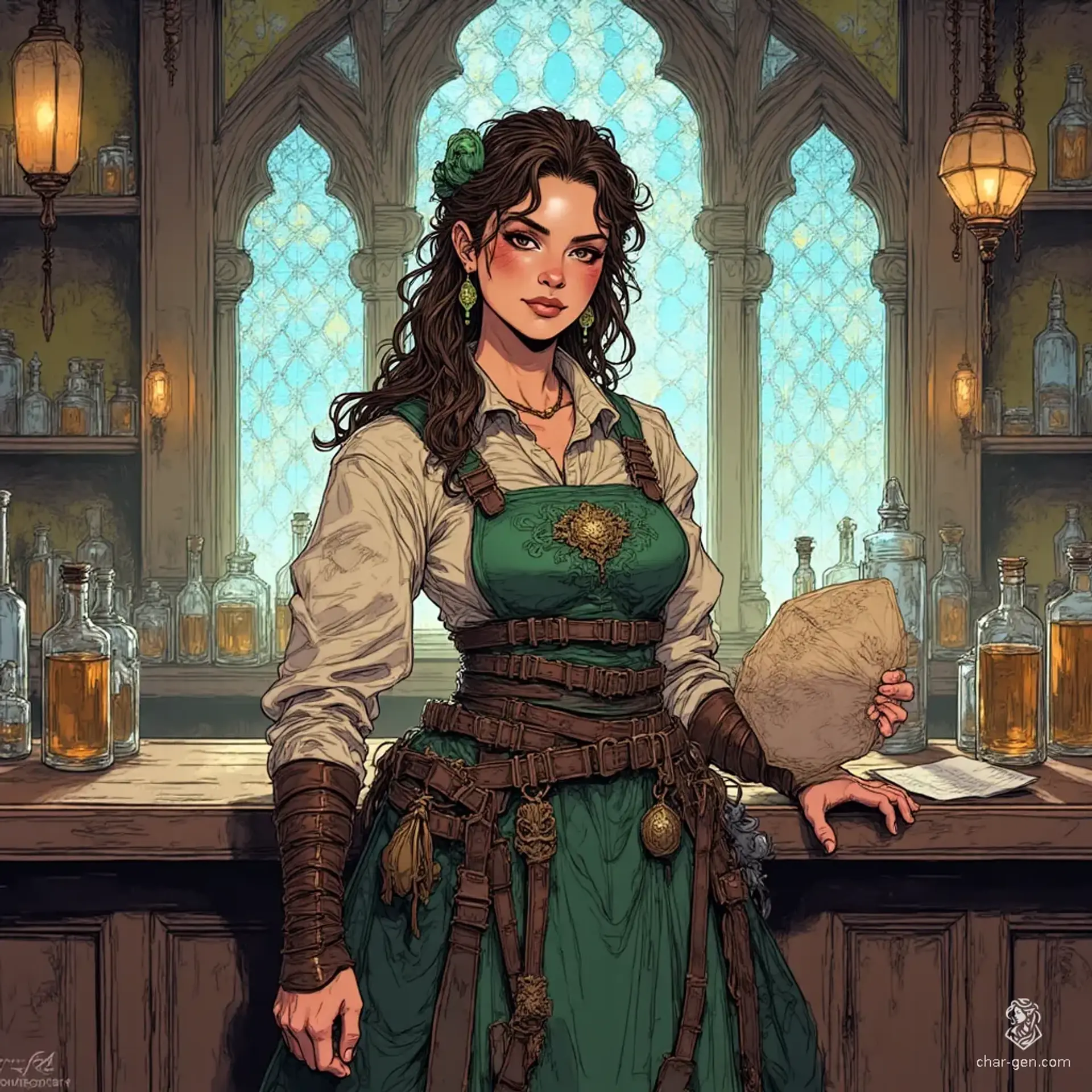 The Kaleidoscope (Prismatic Realm) - AI-generated fantasy Tavern