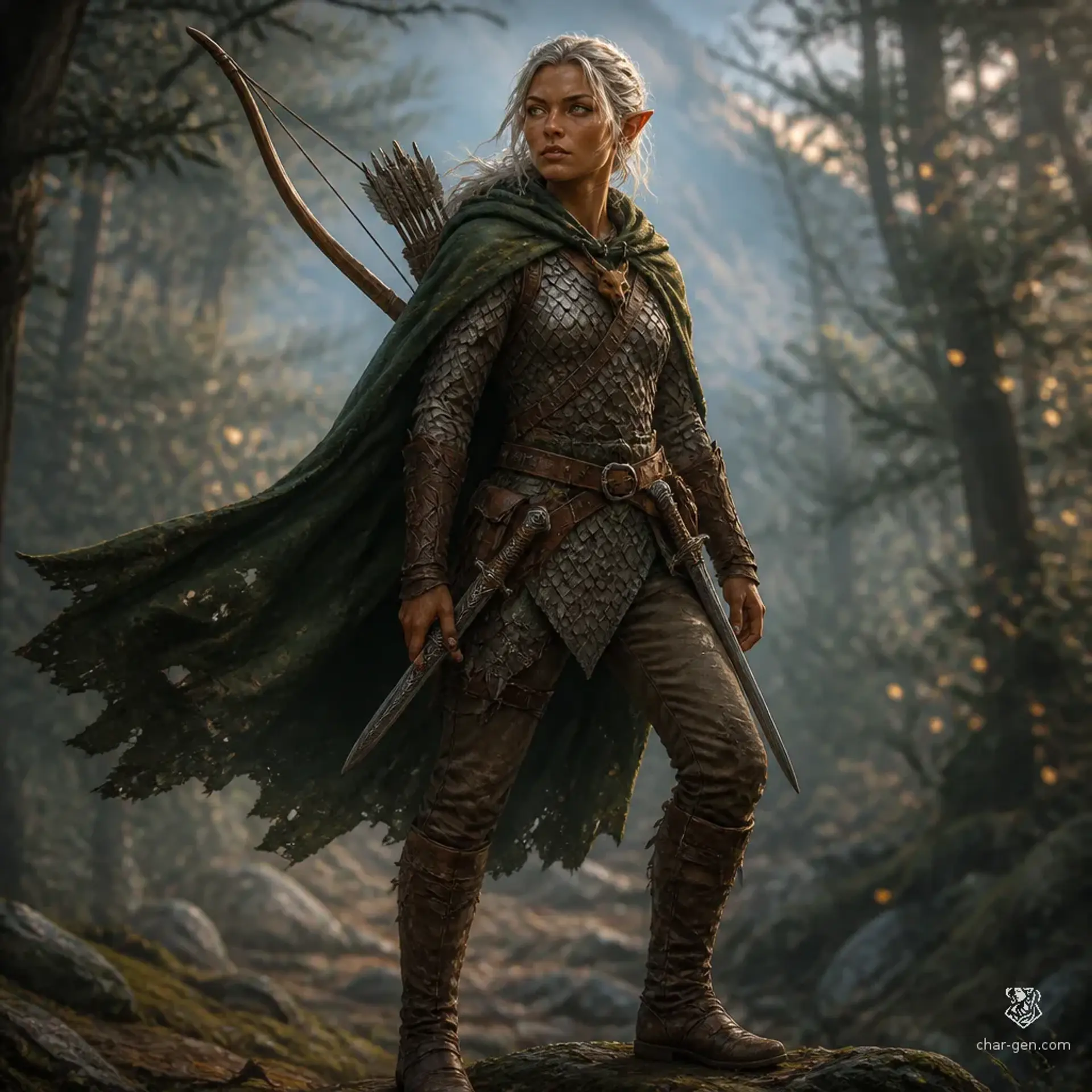 Faelyn - AI-generated fantasy Character