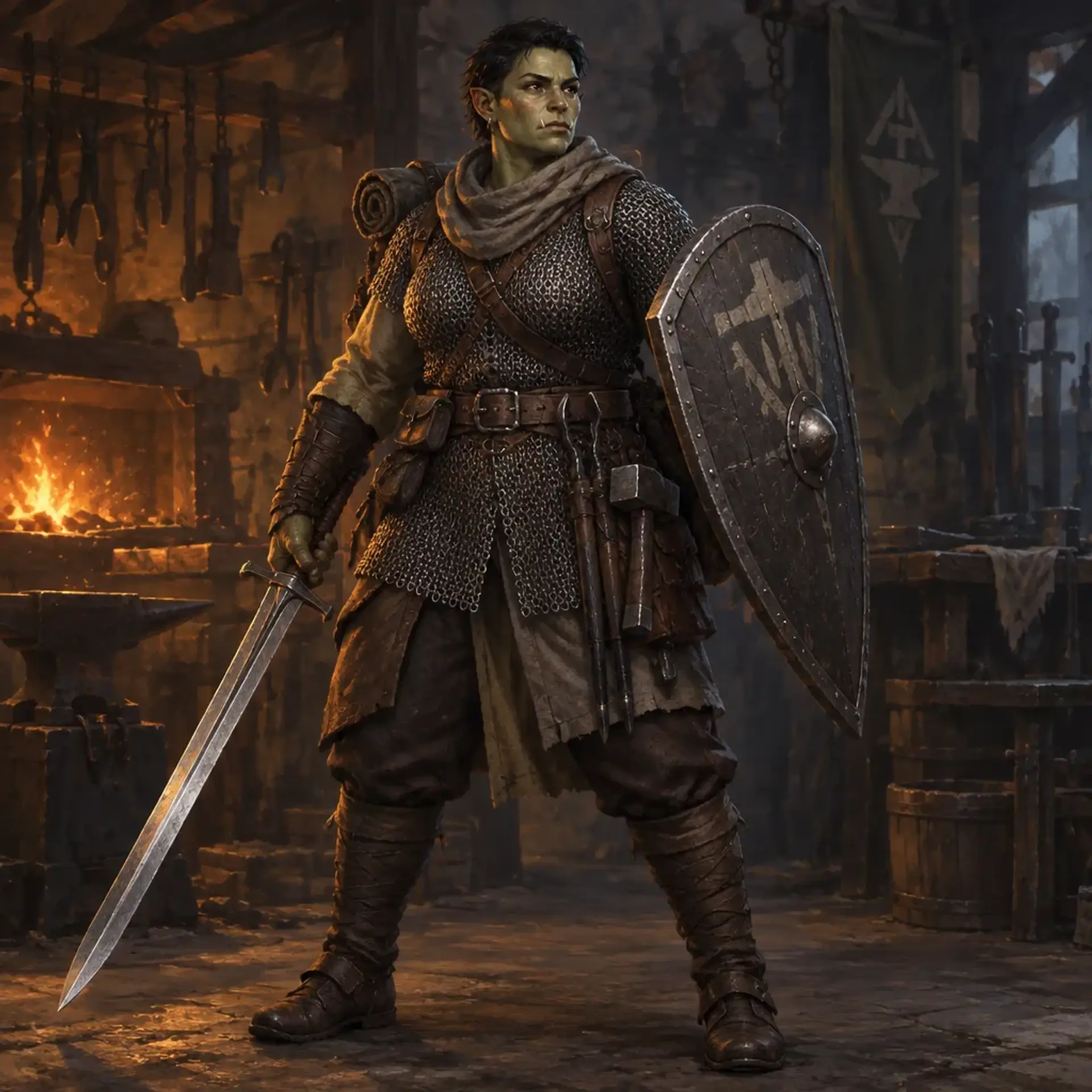 Wera Kadar - AI-generated fantasy Character