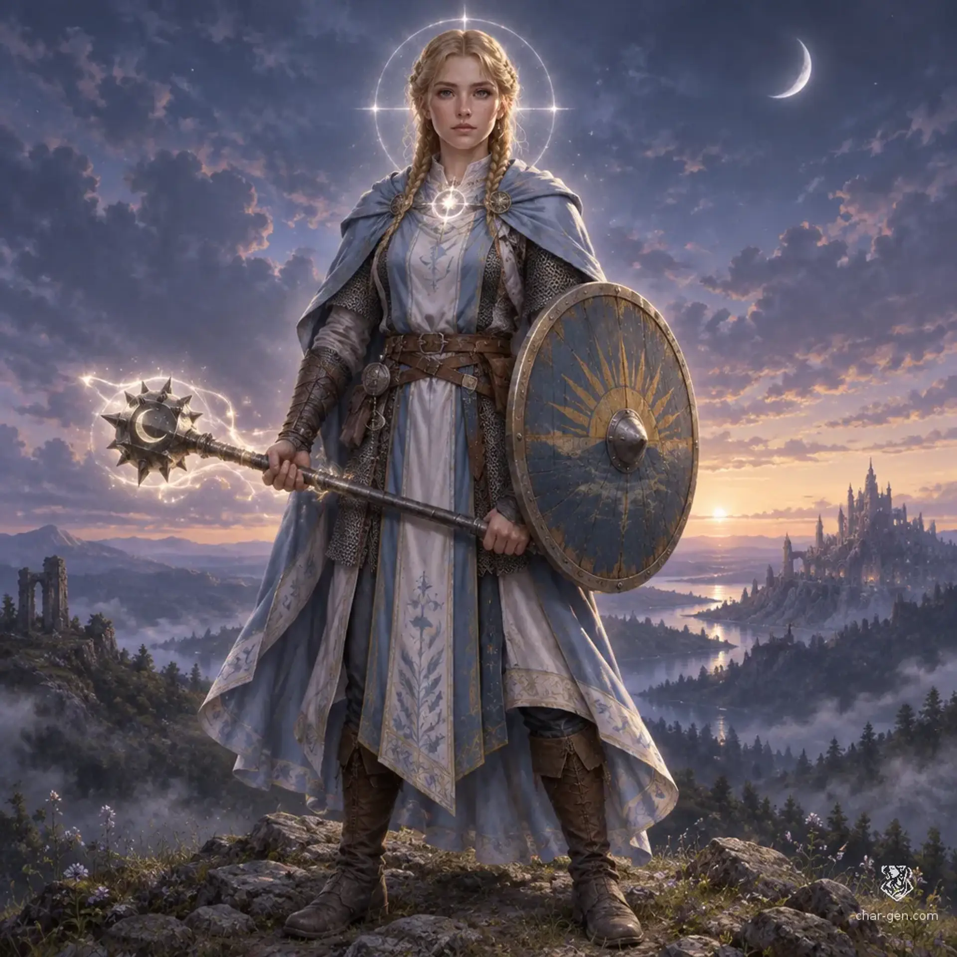 Nova Loralight - AI-generated fantasy Character