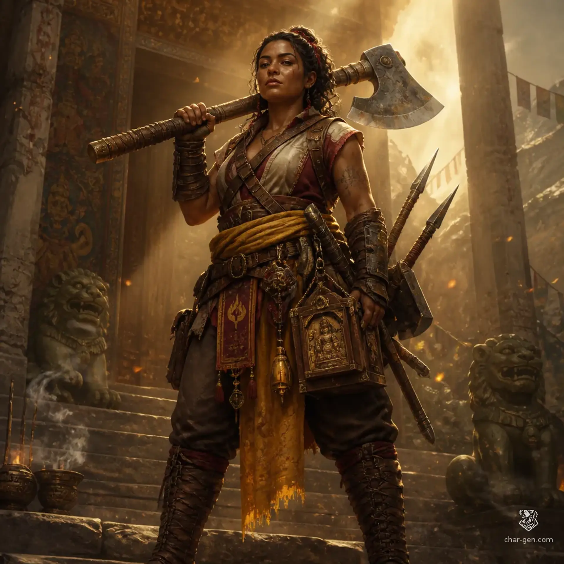 Adesewa Olumide - AI-generated fantasy Character