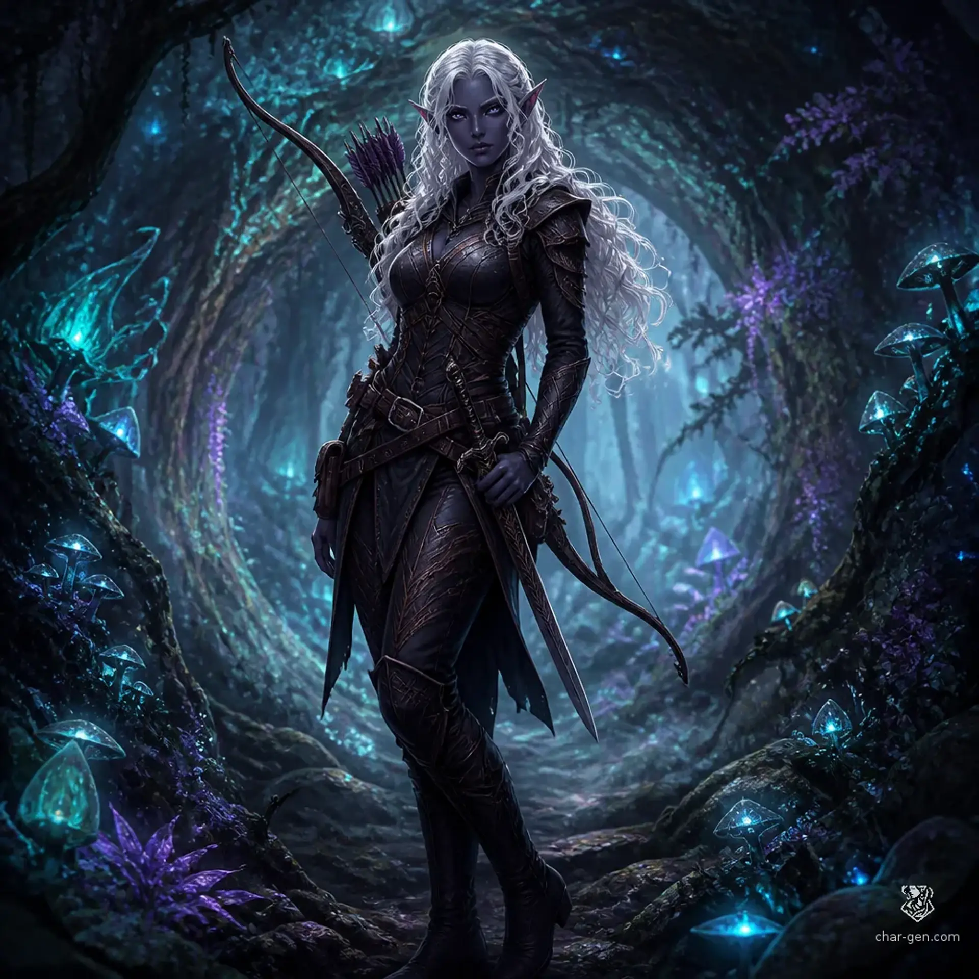 Raine Bradbury - AI-generated fantasy Character