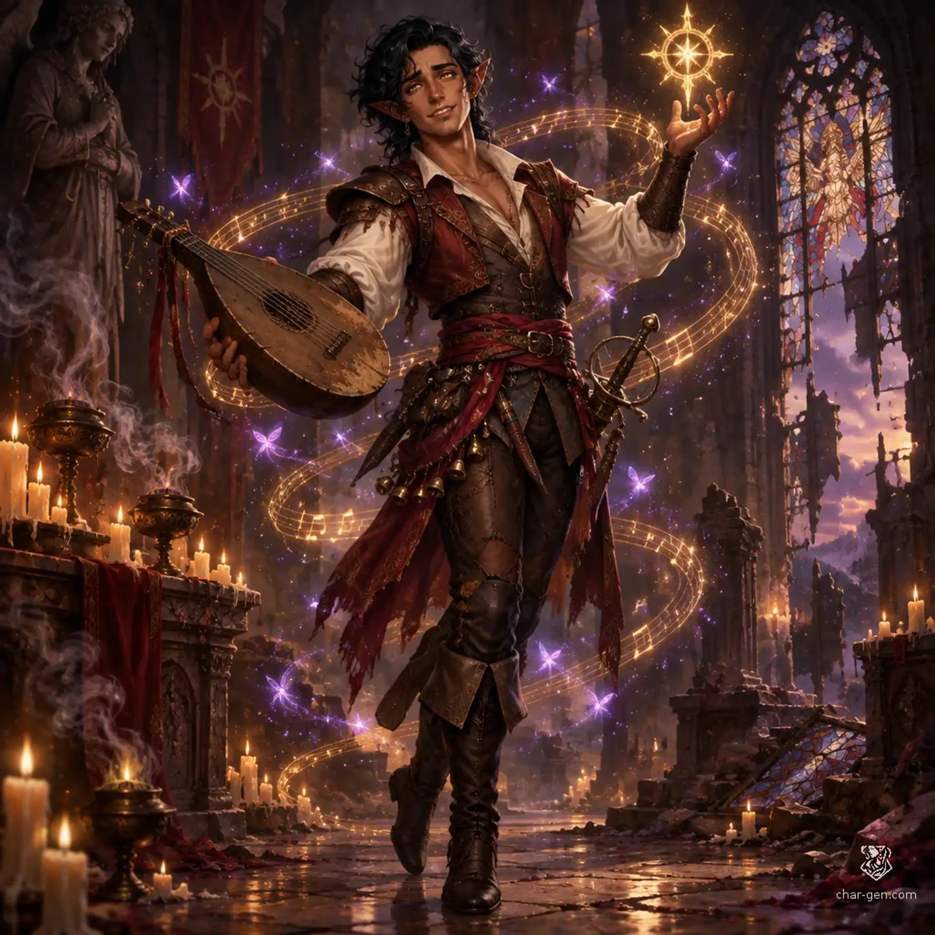 Fae - AI-generated fantasy Character