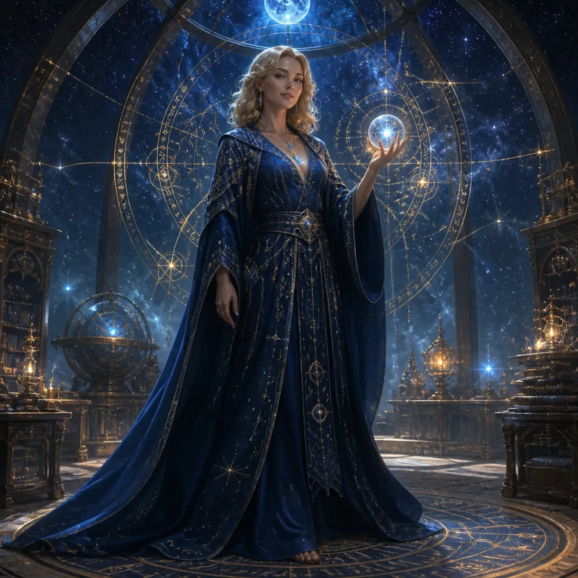 Morgan Starweaver - AI-generated fantasy Character