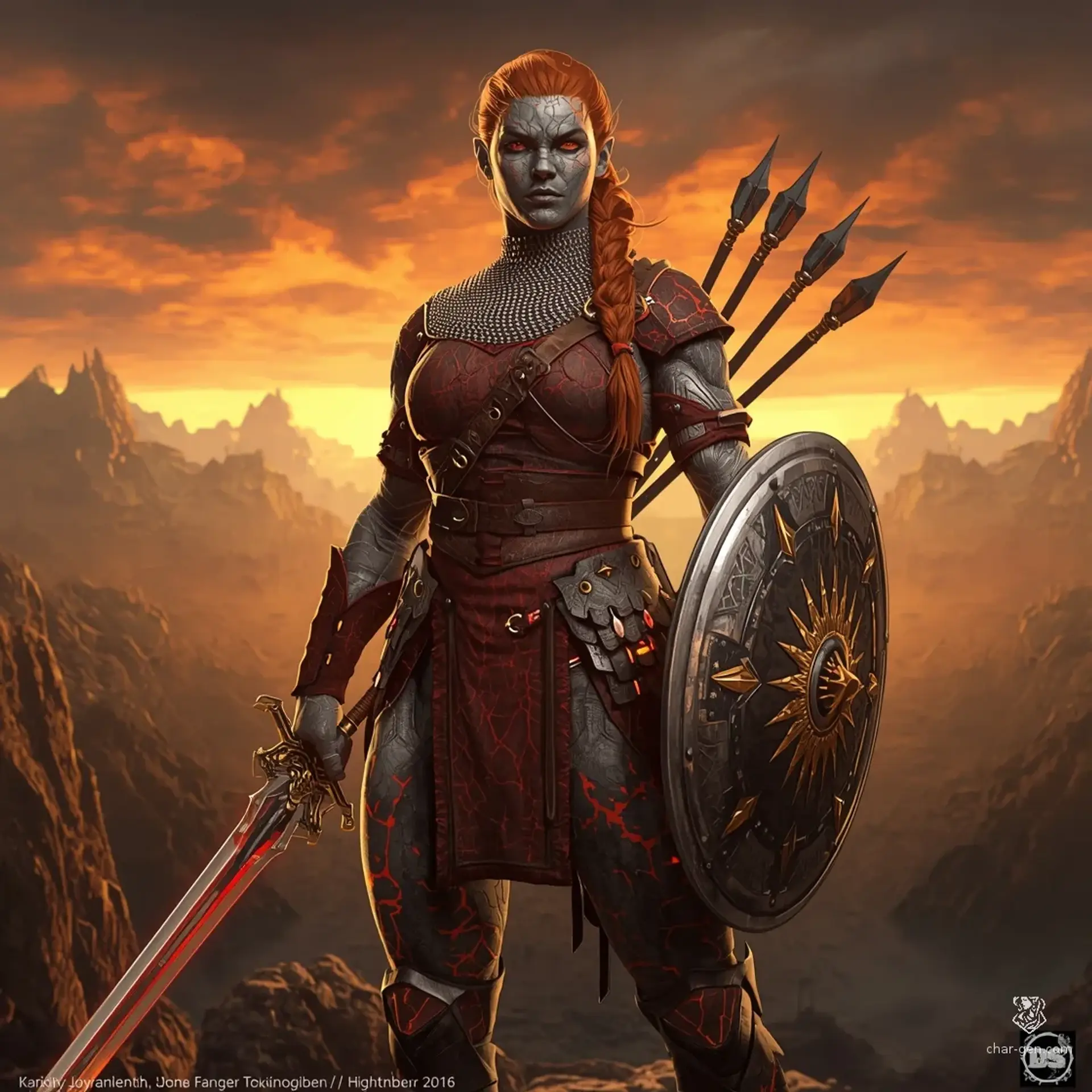 Maveith - AI-generated fantasy Character