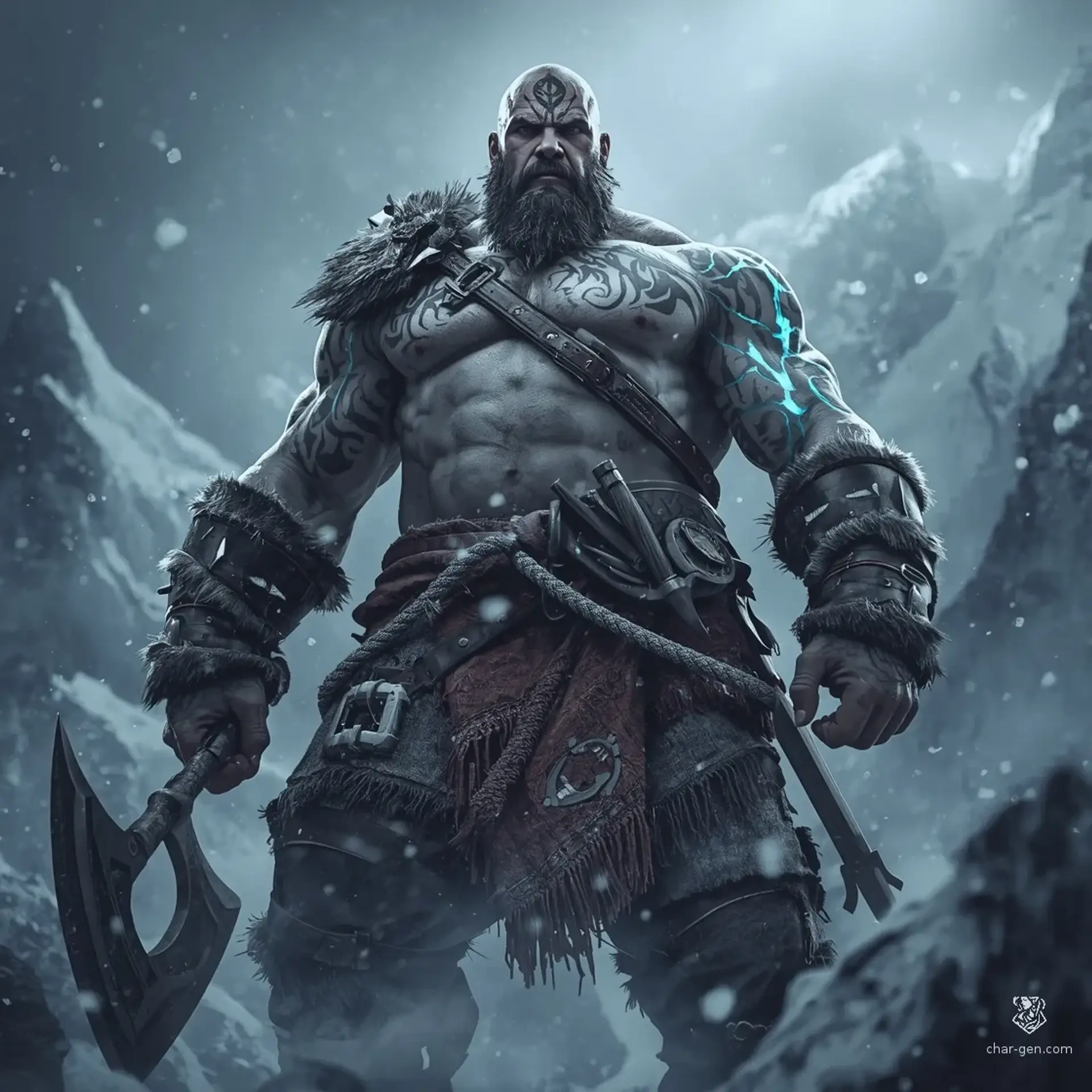 Thavok Sky-Splitter - AI-generated fantasy Character