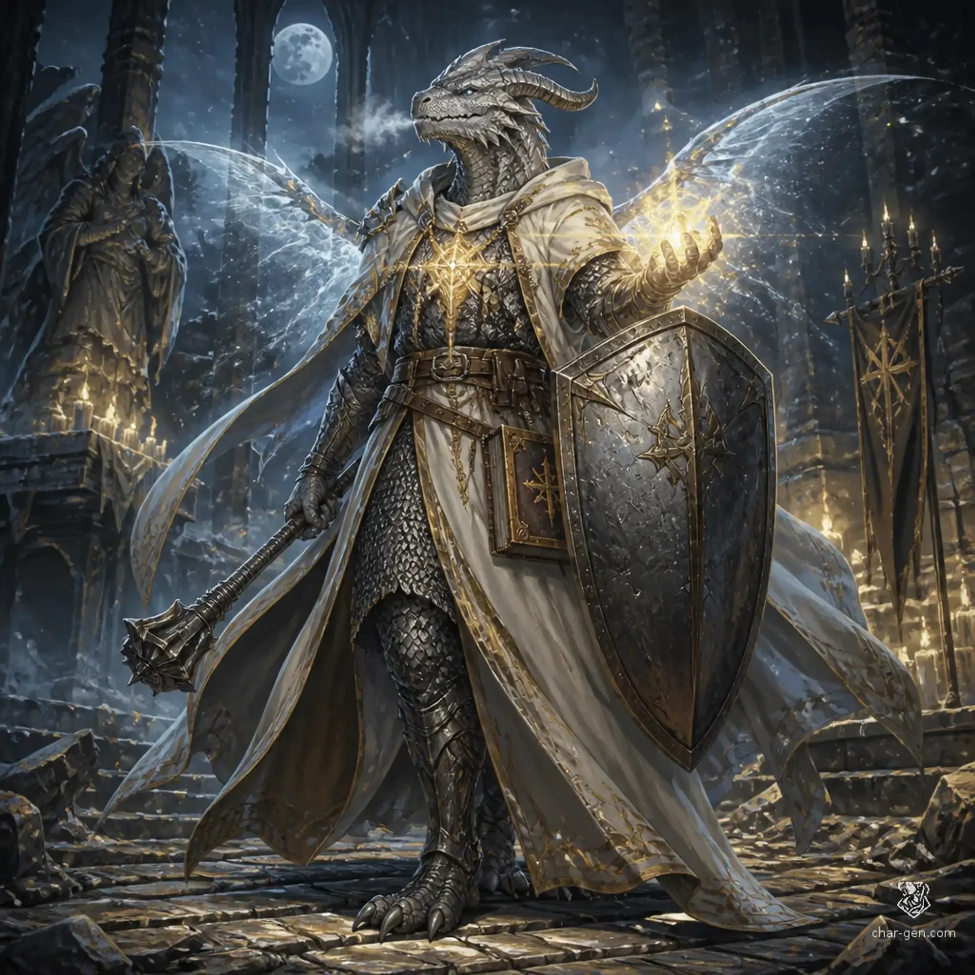 Shessara Pellan - AI-generated fantasy Character
