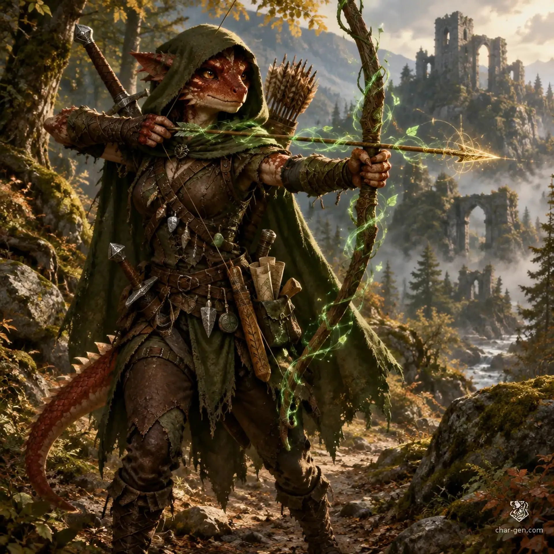 Auvakka - AI-generated fantasy Character
