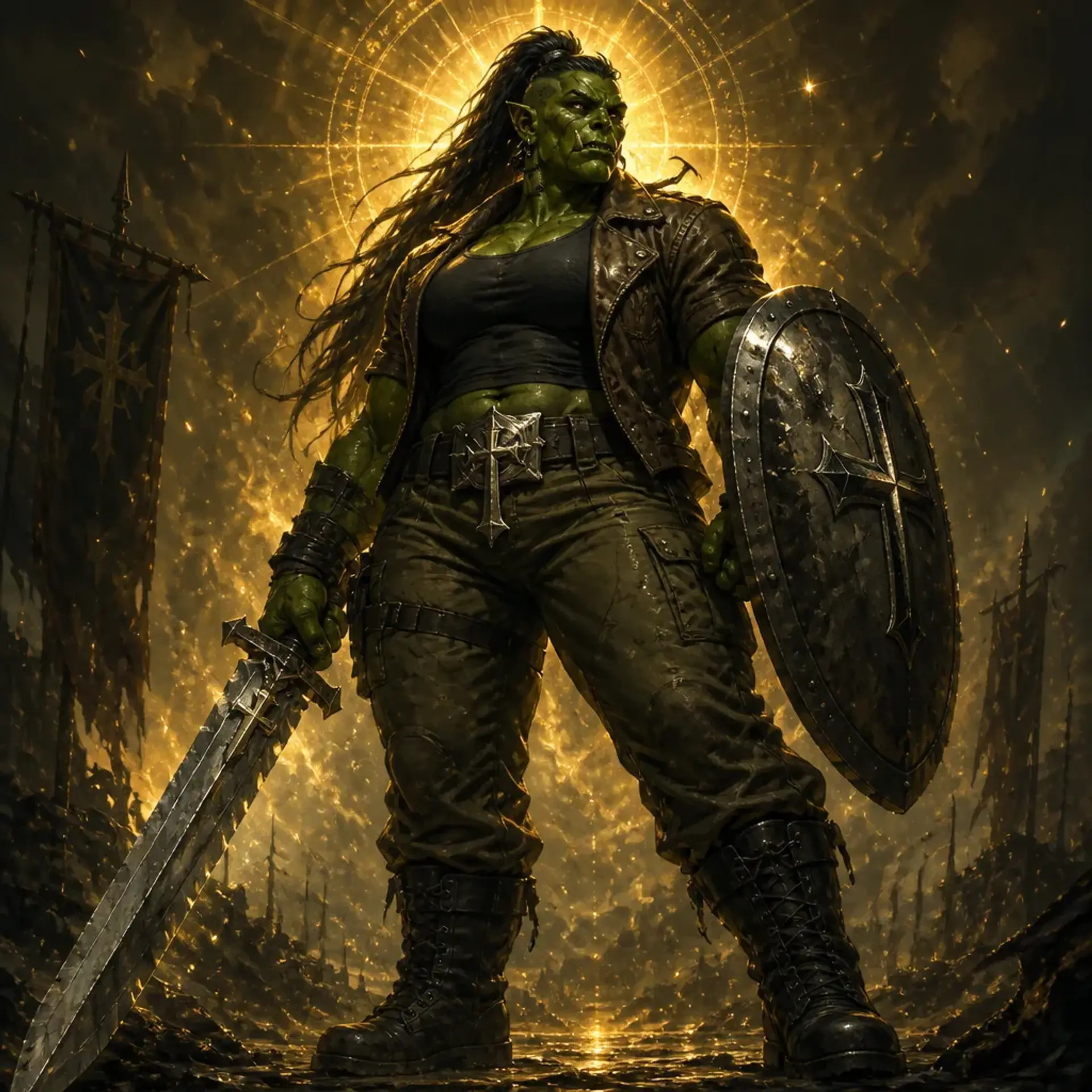 Vaka Stoneheart - AI-generated fantasy Character
