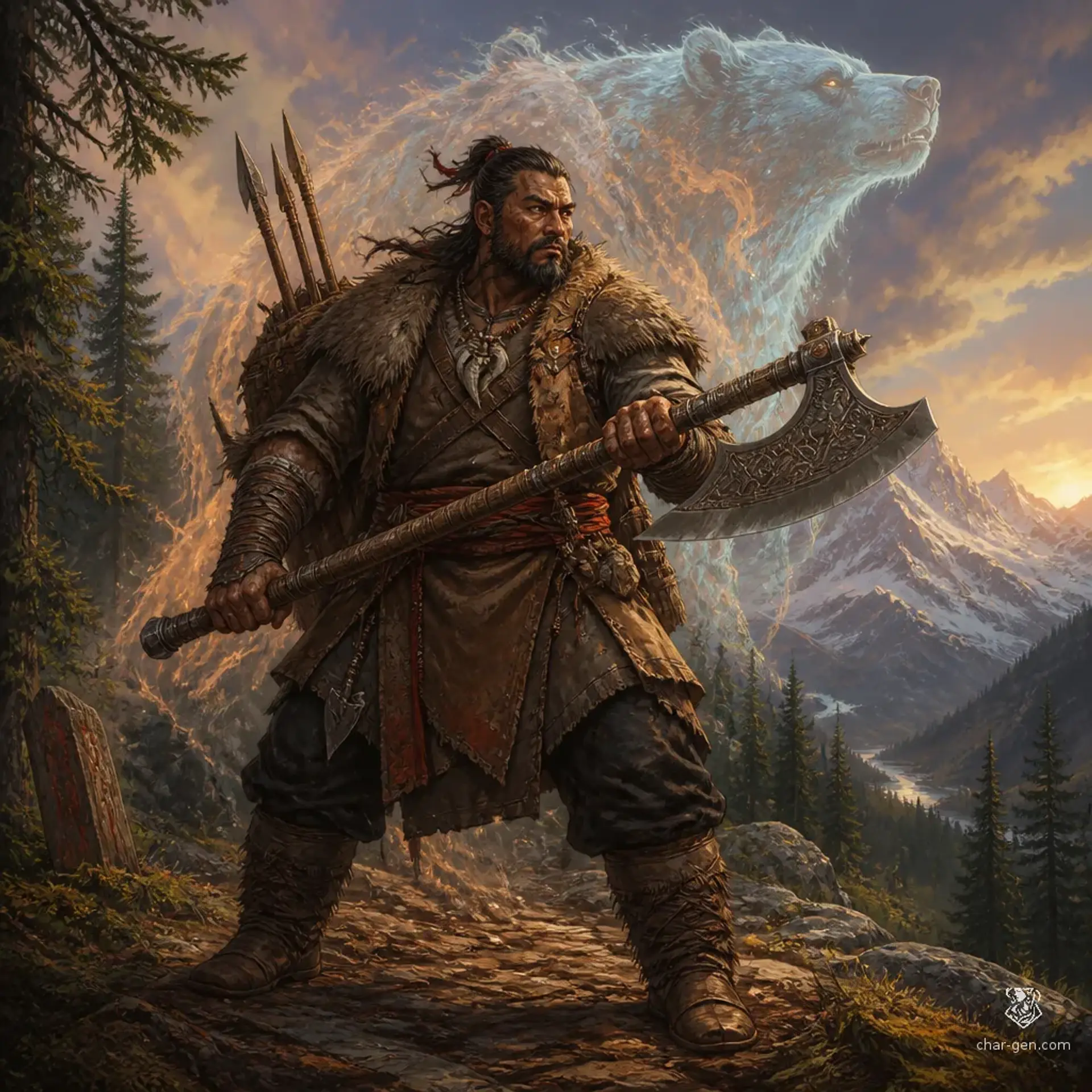 Gaku Terek - AI-generated fantasy Character