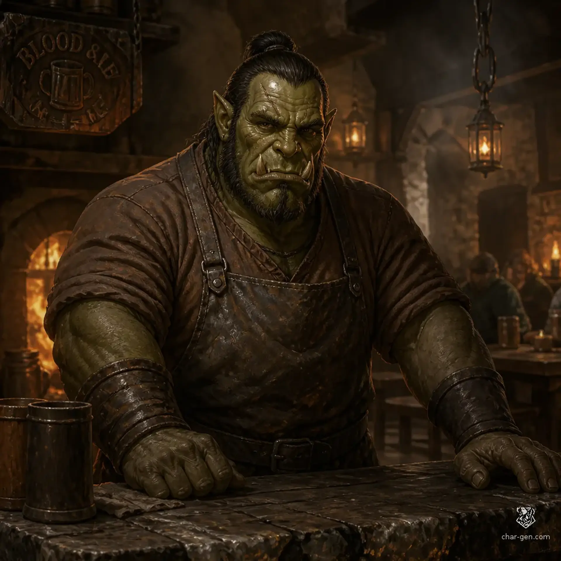 The Iron Tankard - AI-generated fantasy Tavern