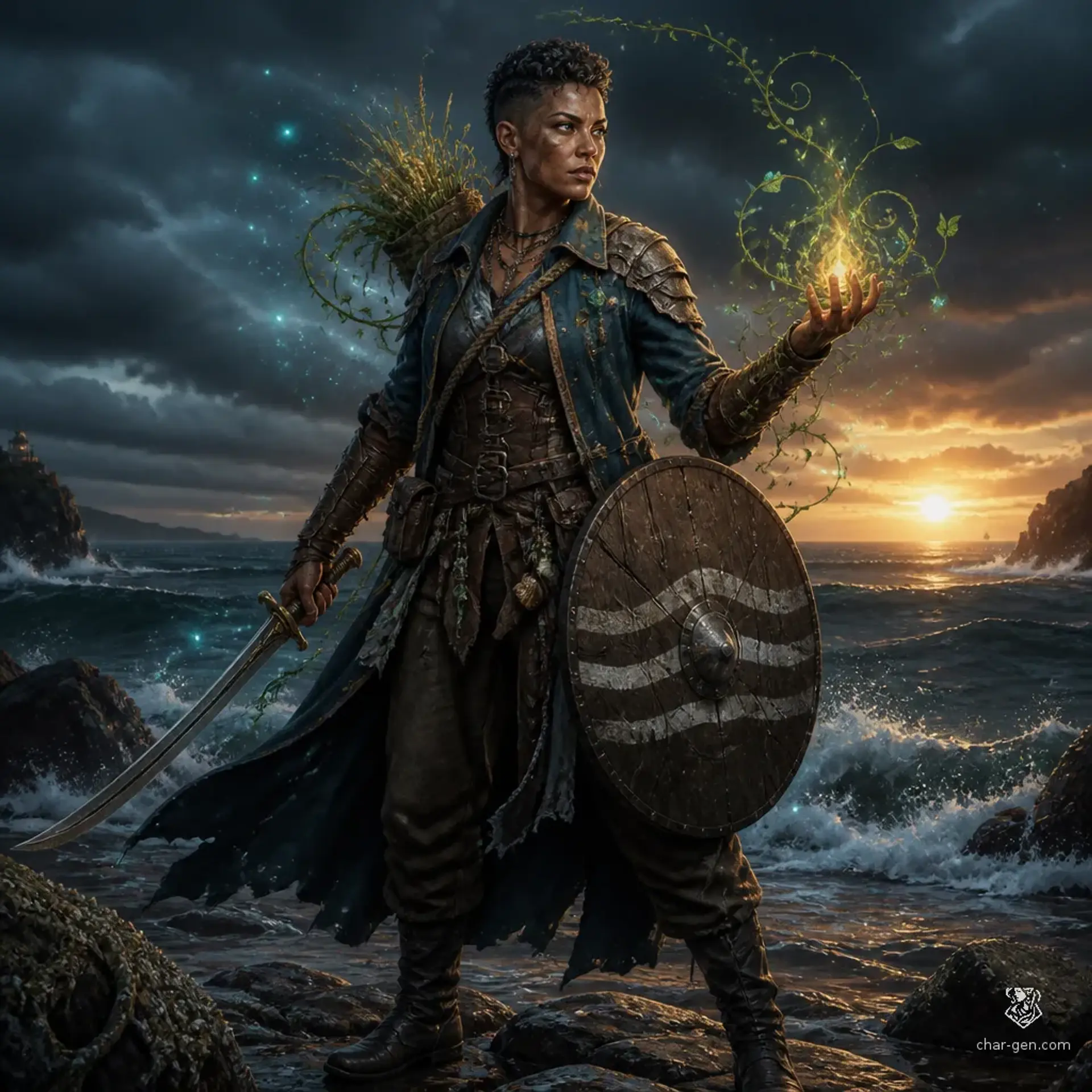 Ketu Adeyemi - AI-generated fantasy Character